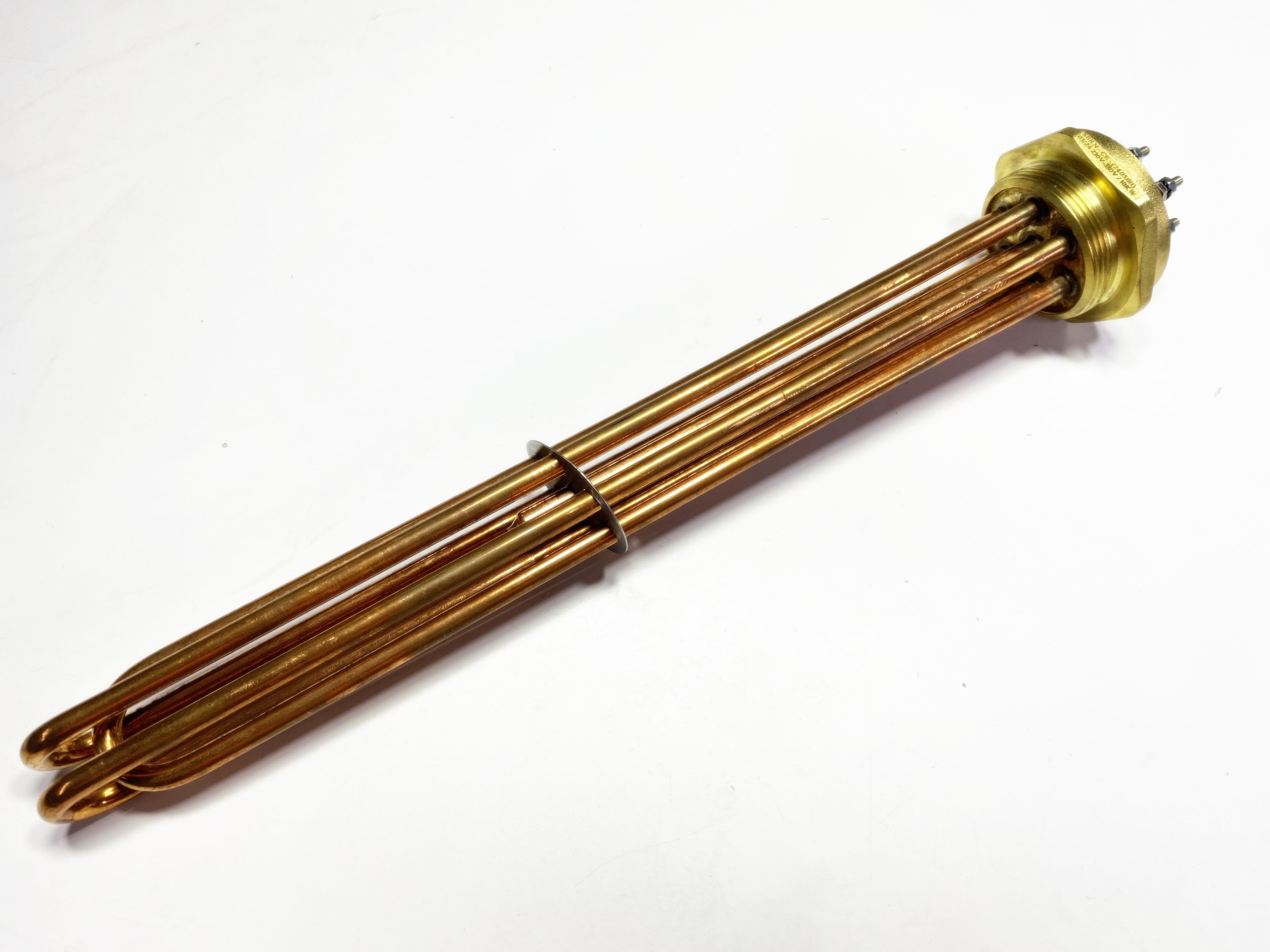 05.Copper Trifaze Head Heaters2 Inch Copper 10KW 380V 40cm Three Phase Industrial Heating Element2 Inch Copper 10KW 380V 40cm Three Phase Industrial Heating Element