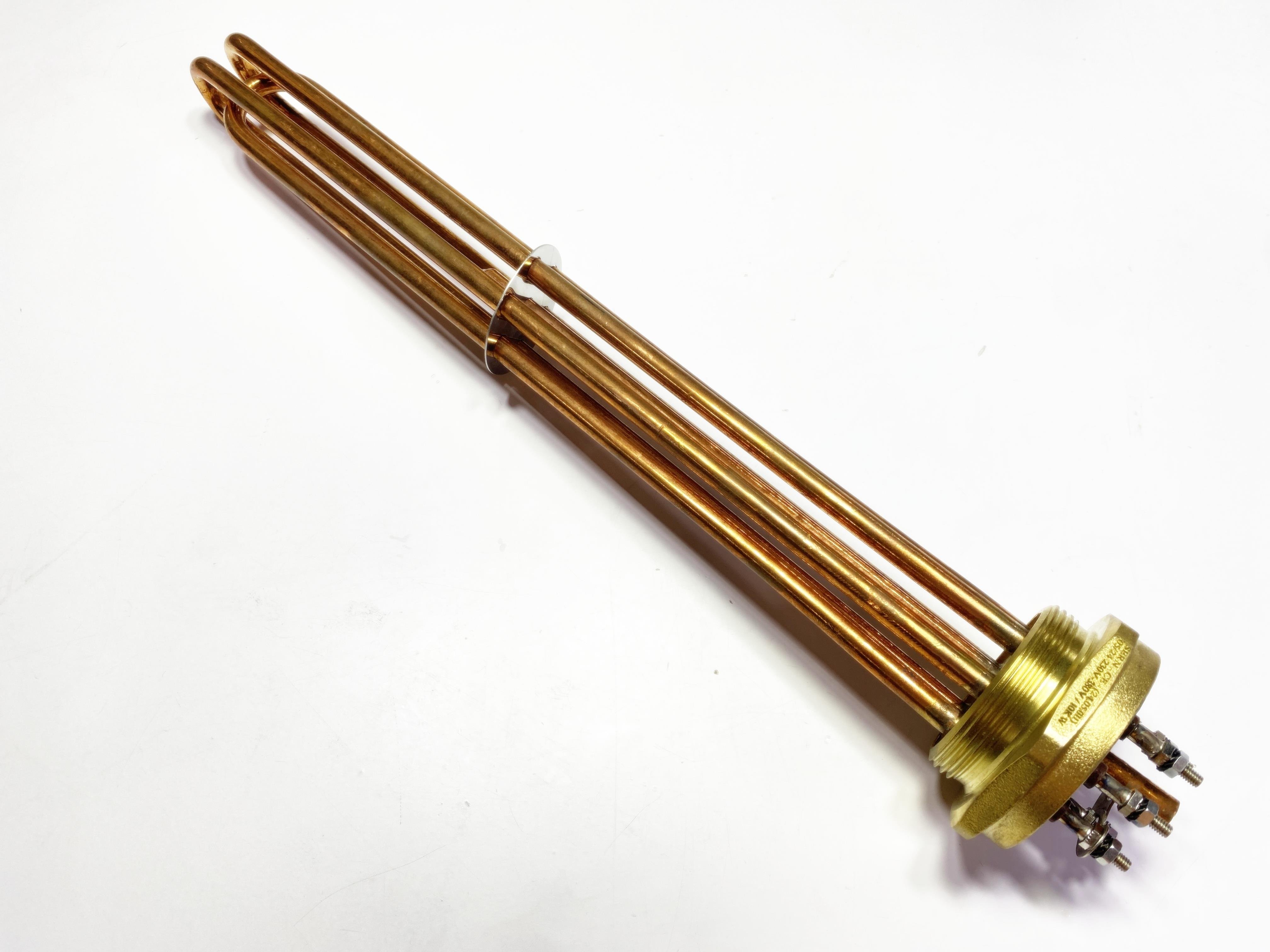 05.Copper Trifaze Head Heaters2 Inch Copper 10KW 380V 40cm Three Phase Industrial Heating Element2 Inch Copper 10KW 380V 40cm Three Phase Industrial Heating Element