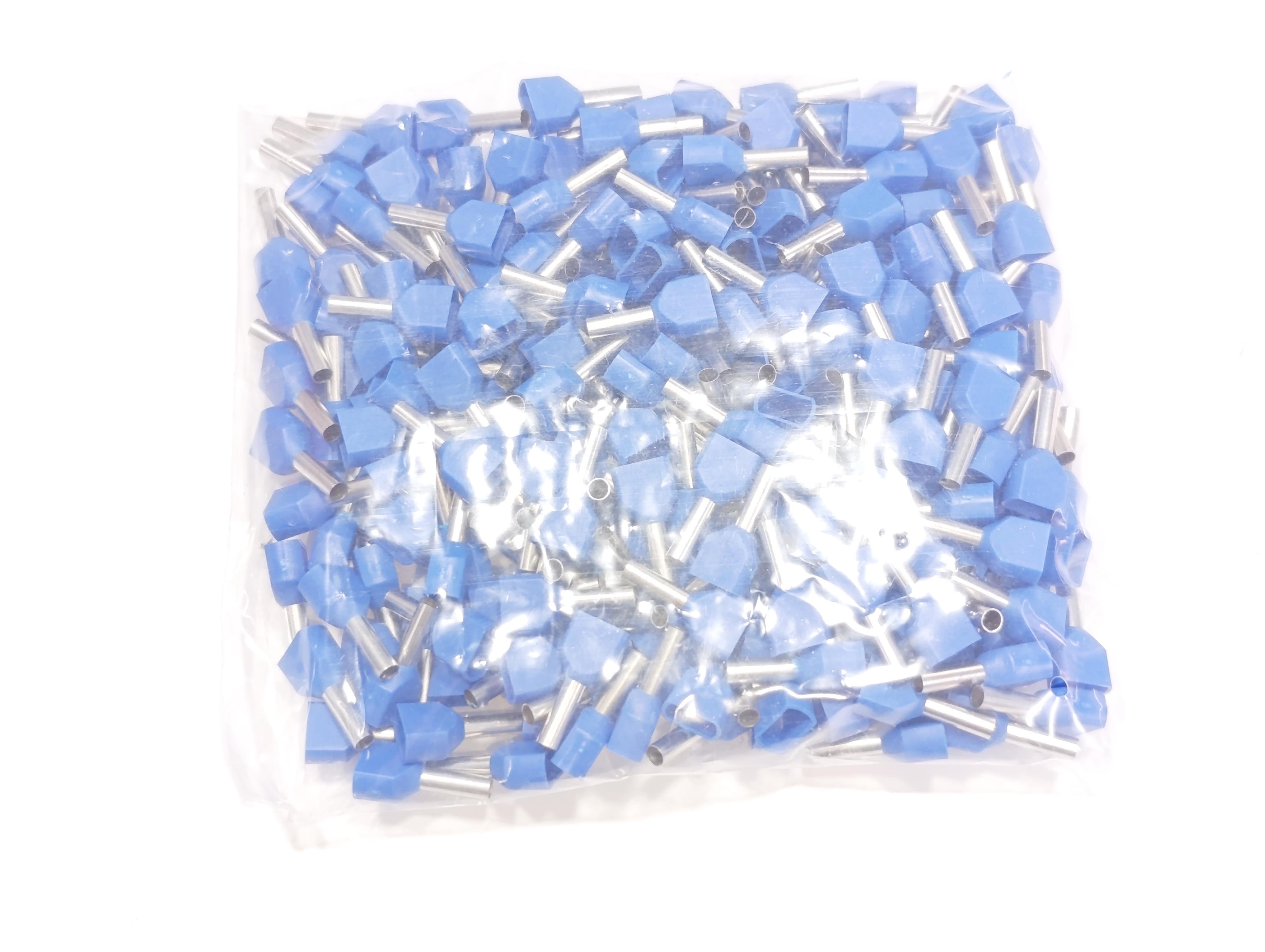 07.Cable Ferrules2.5mm Twin Entry Insulated Wire Ferrules – German Standard – Blue – Pack of 2502.5mm Twin Entry Insulated Wire Ferrules – German Standard – Blue – Pack of 250