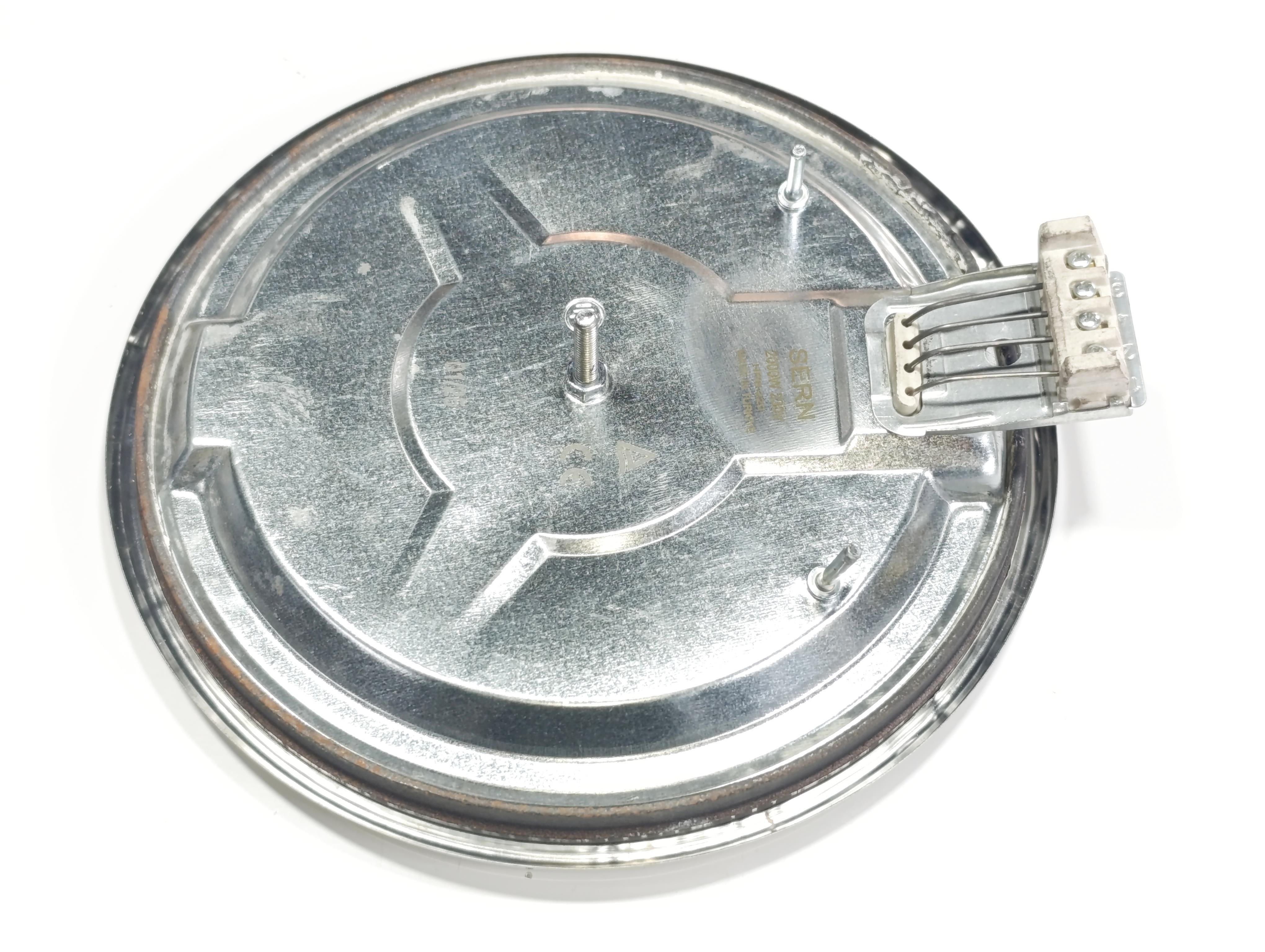 220mm 2000W 230V Rapid Thermostat Hot Plate with Four-Terminal Block
