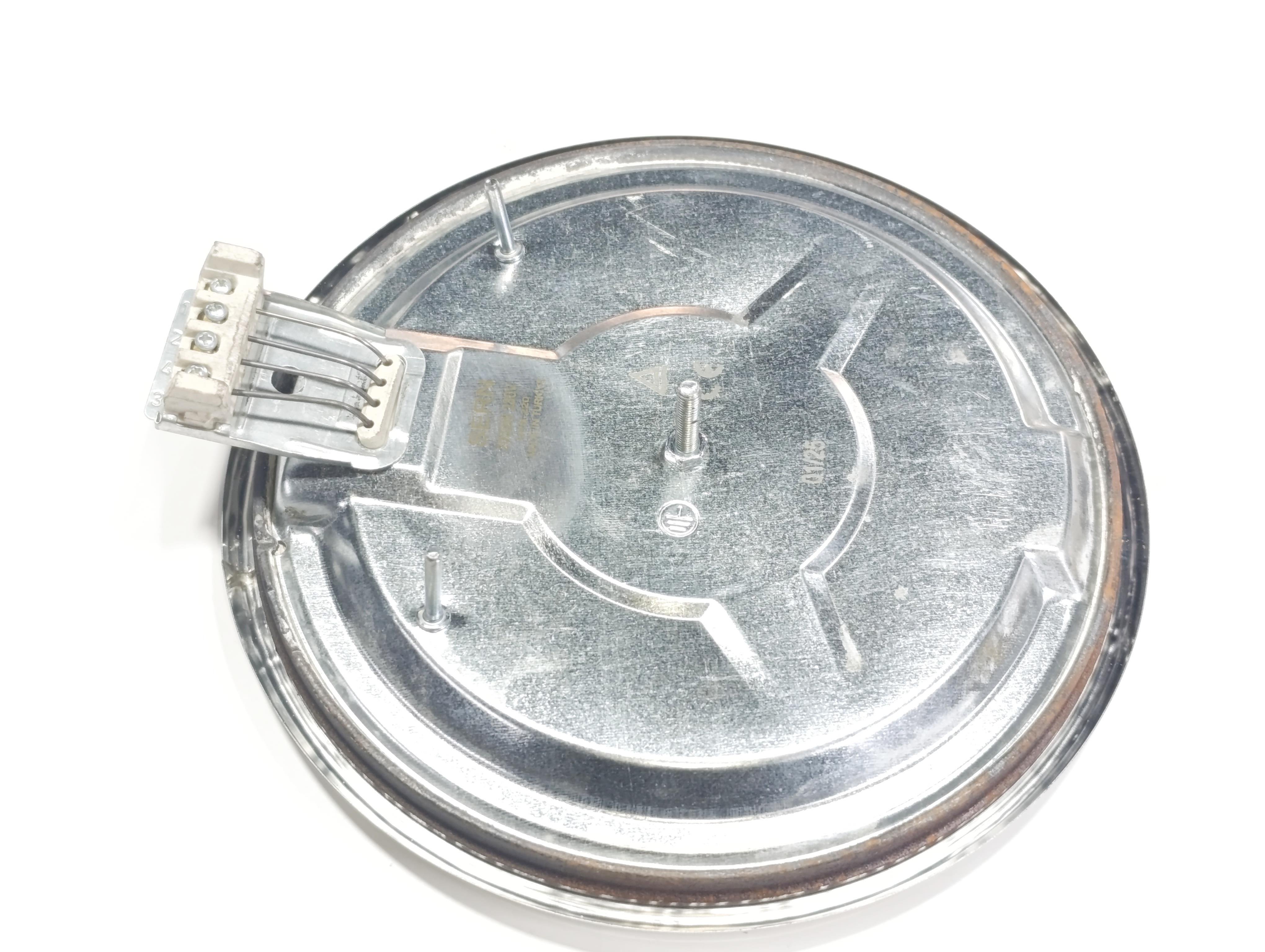 220mm 2000W 230V Rapid Thermostat Hot Plate with Four-Terminal Block