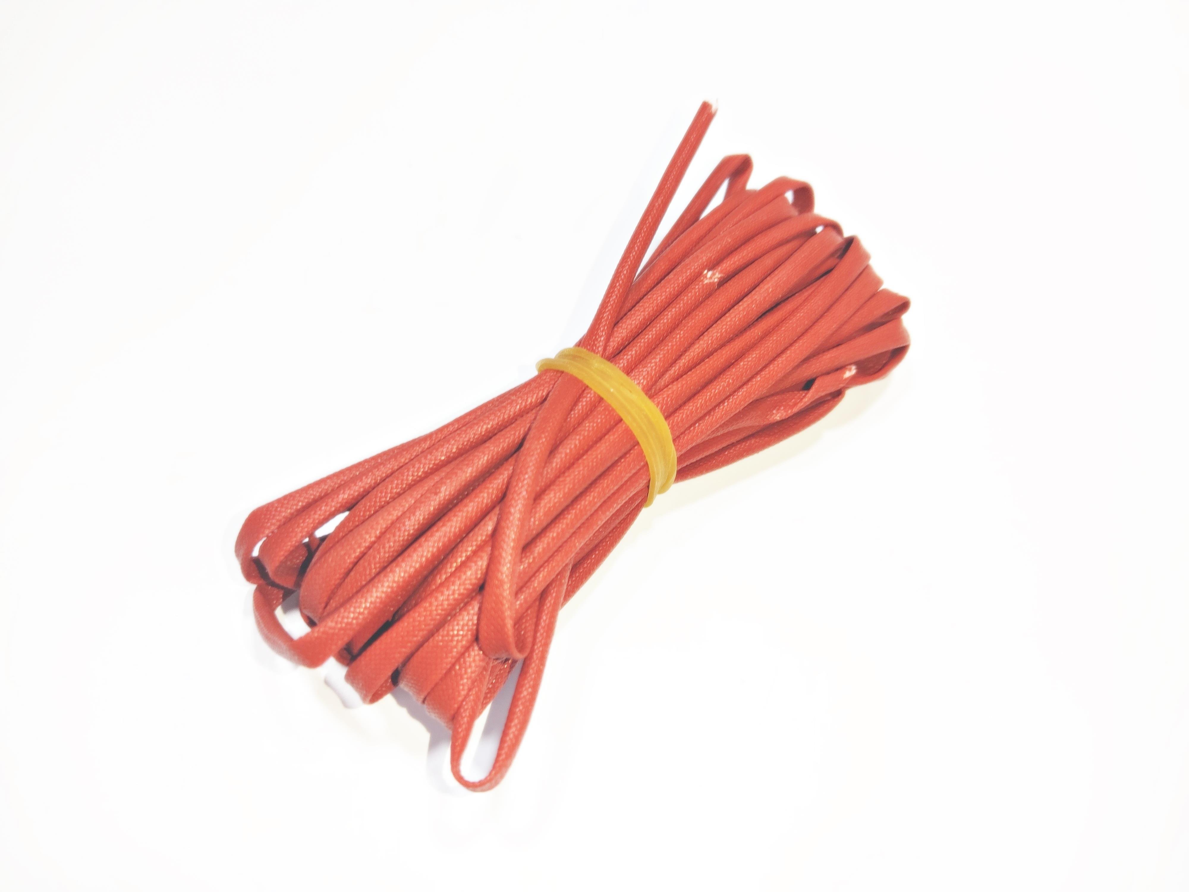 2mm H-Class Cam Elyaf Silikon İzoleli  Makaron - 2mm H-Class Silicone Coated Fiberglass Sleeve 