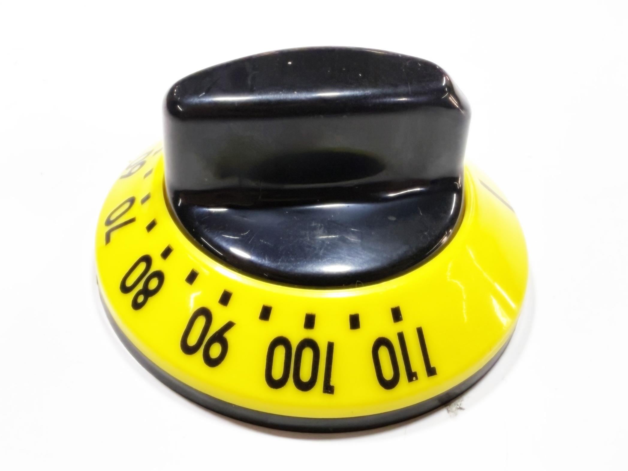 14.Horeca Buttons30–110°C Thermostat Control Knob – 6mm Shaft | Yellow / Black | Horeca Type30–110°C Thermostat Control Knob – 6mm Shaft | Yellow / Black | Horeca Type