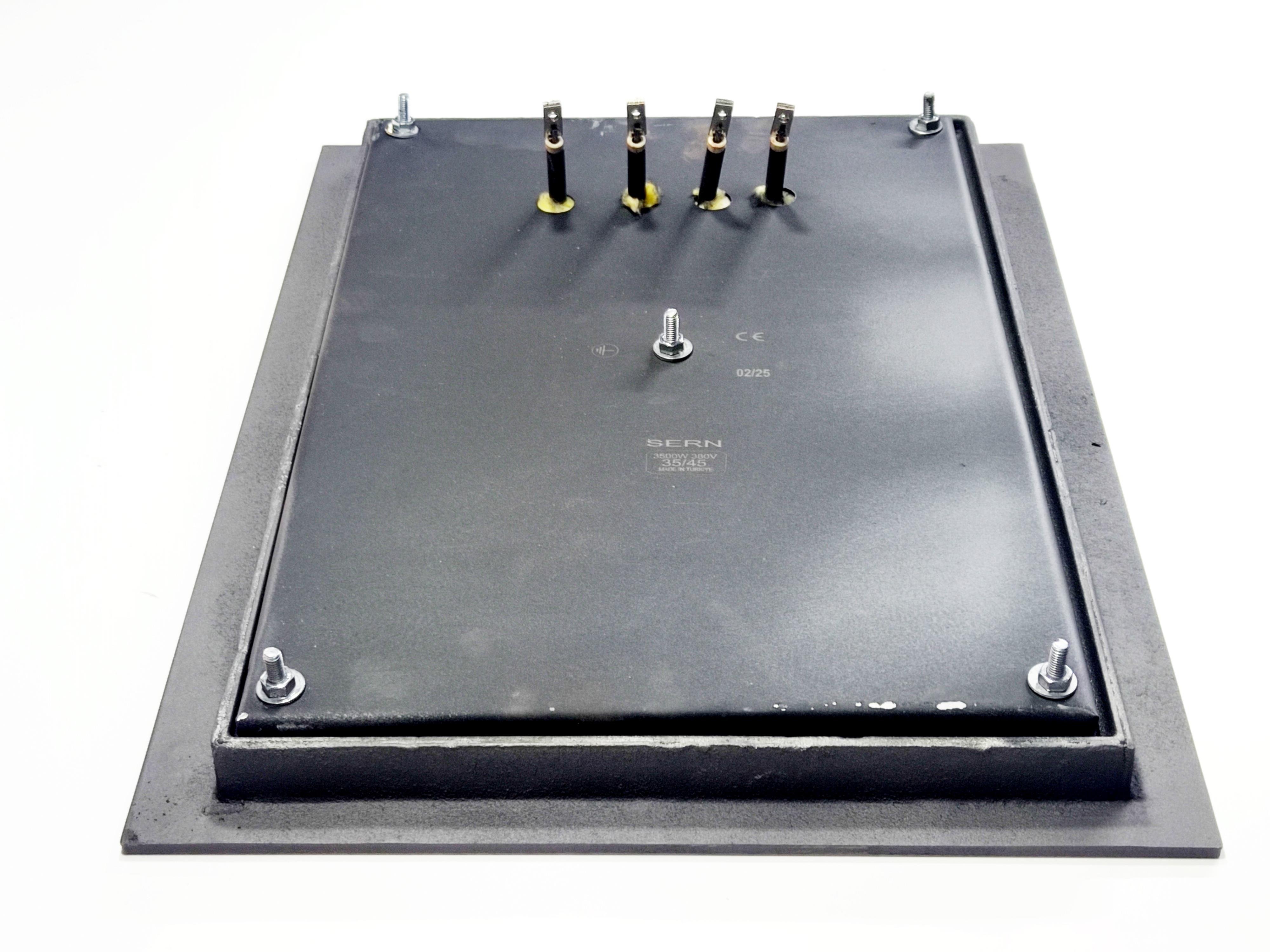 35X45cm 380V 3500W Square Hot plate Cornerless Industrial Electric Stove