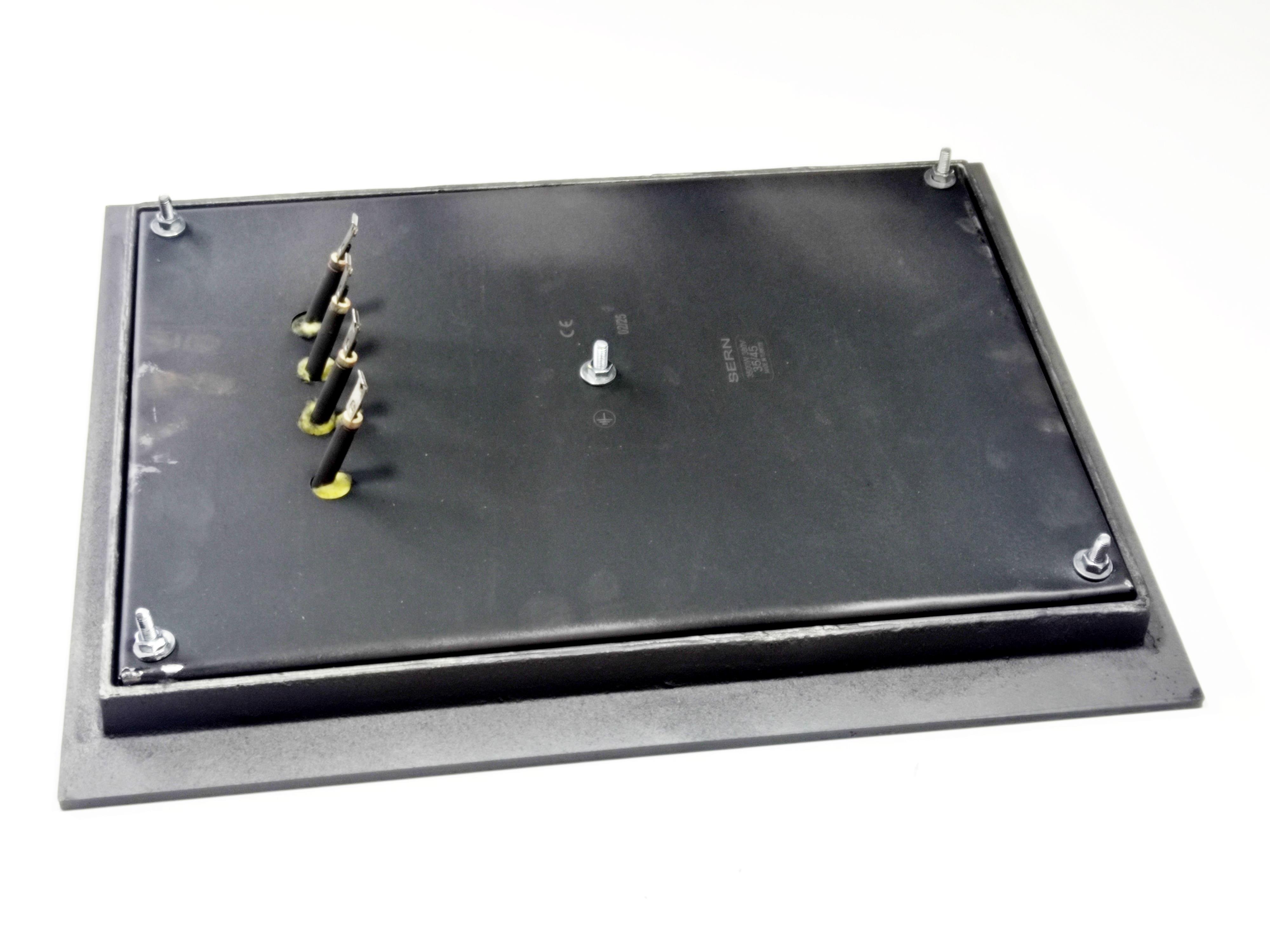 35X45cm 380V 3500W Square Hot plate Cornerless Industrial Electric Stove