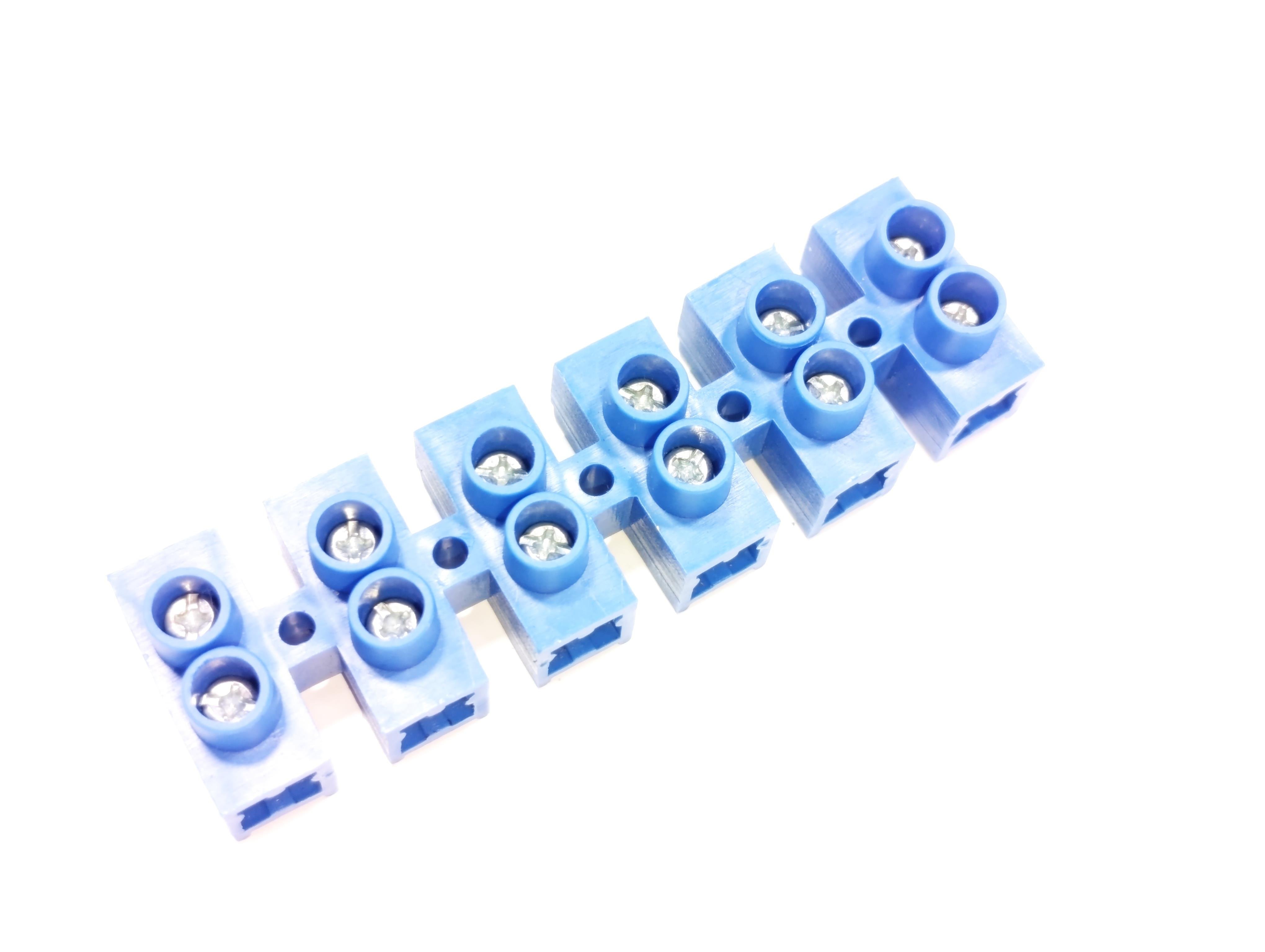 05.Terminals4 No Plastic Terminal Block Blue Color4 No Plastic Terminal Block Blue Color
