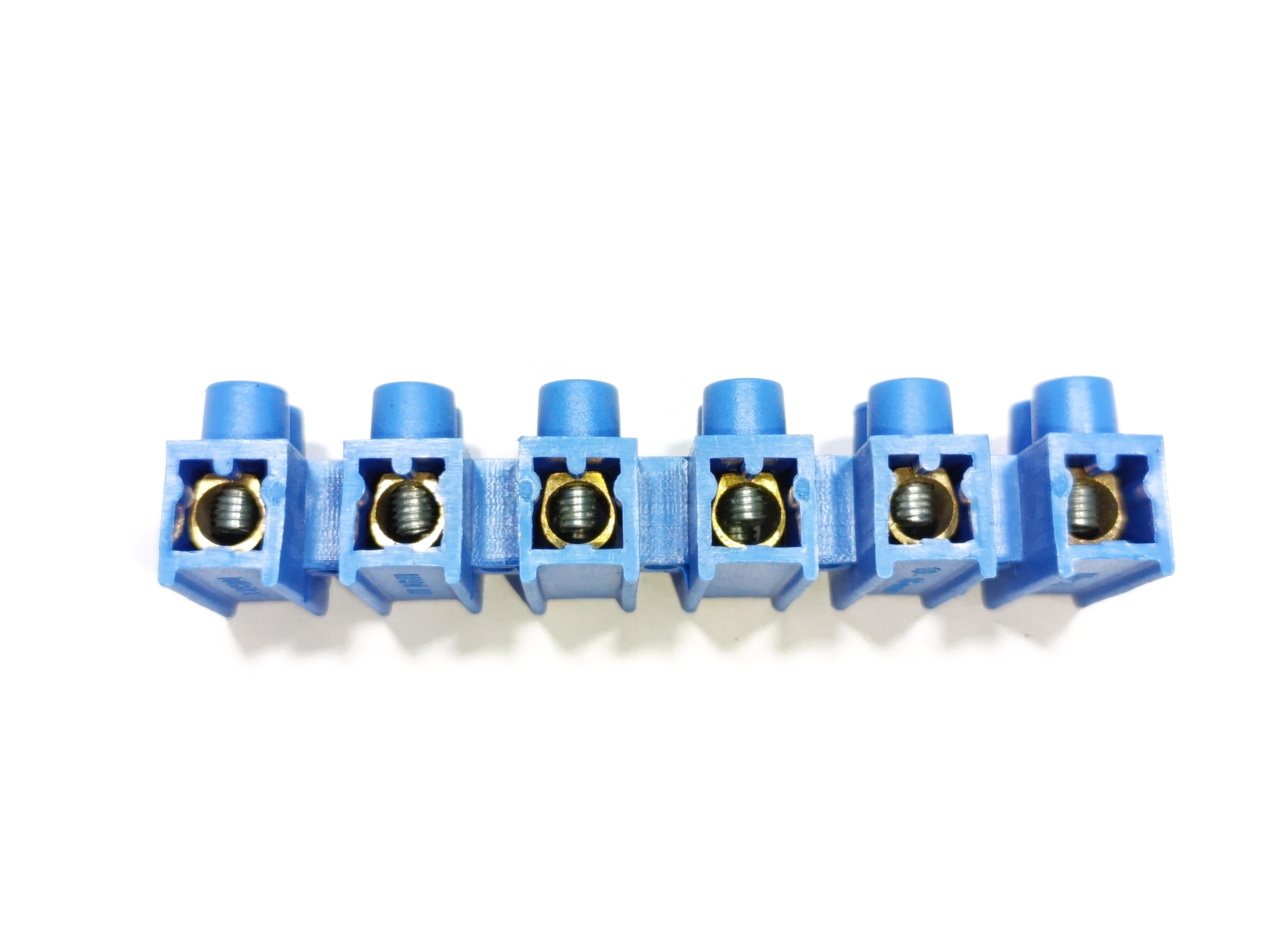 05.Terminals4 No Plastic Terminal Block Blue Color4 No Plastic Terminal Block Blue Color