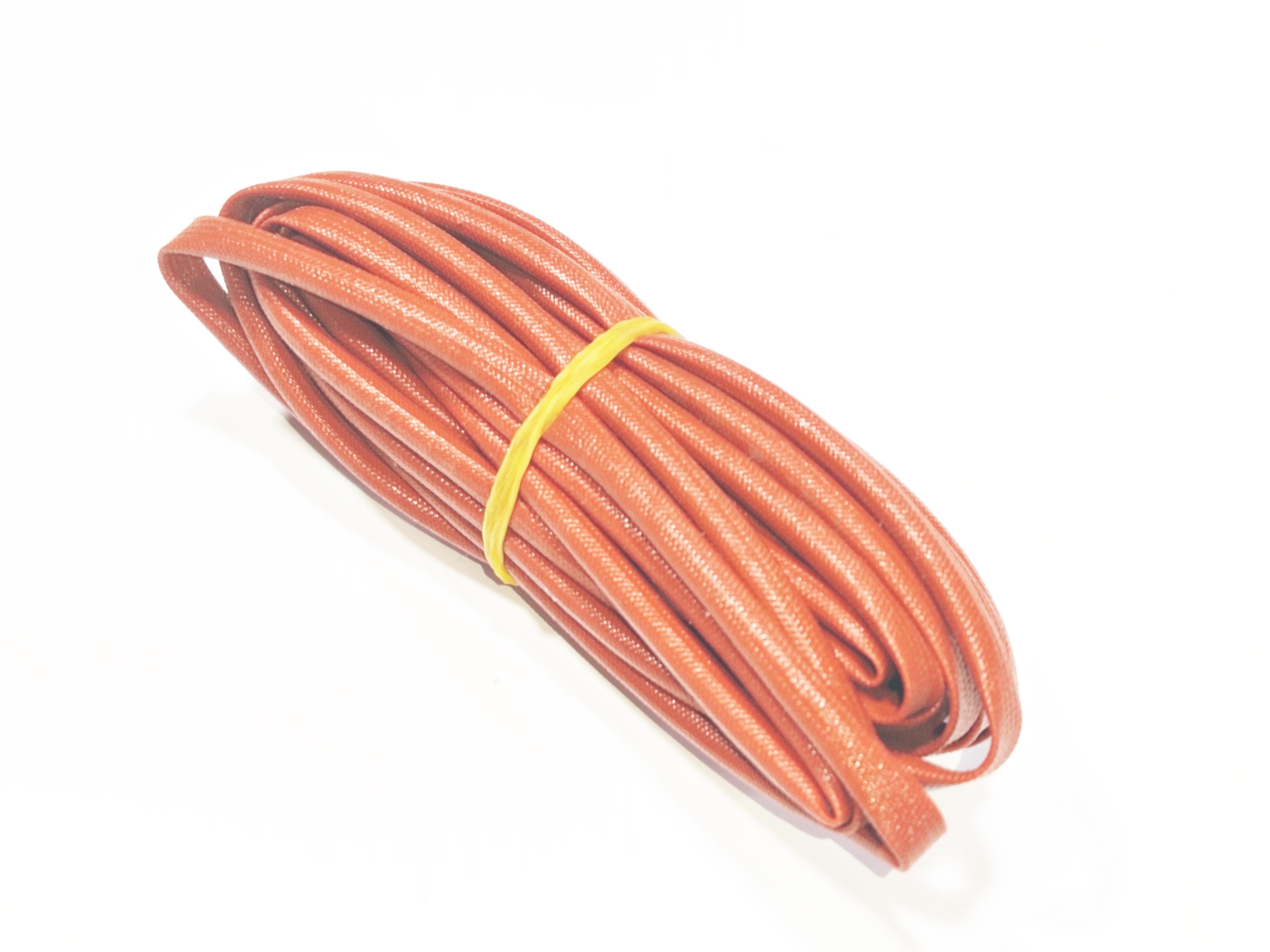 4mm H-Class Cam Elyaf Silikon İzoleli  Makaron - 4mm H-Class Silicone Coated Fiberglass Sleeve 