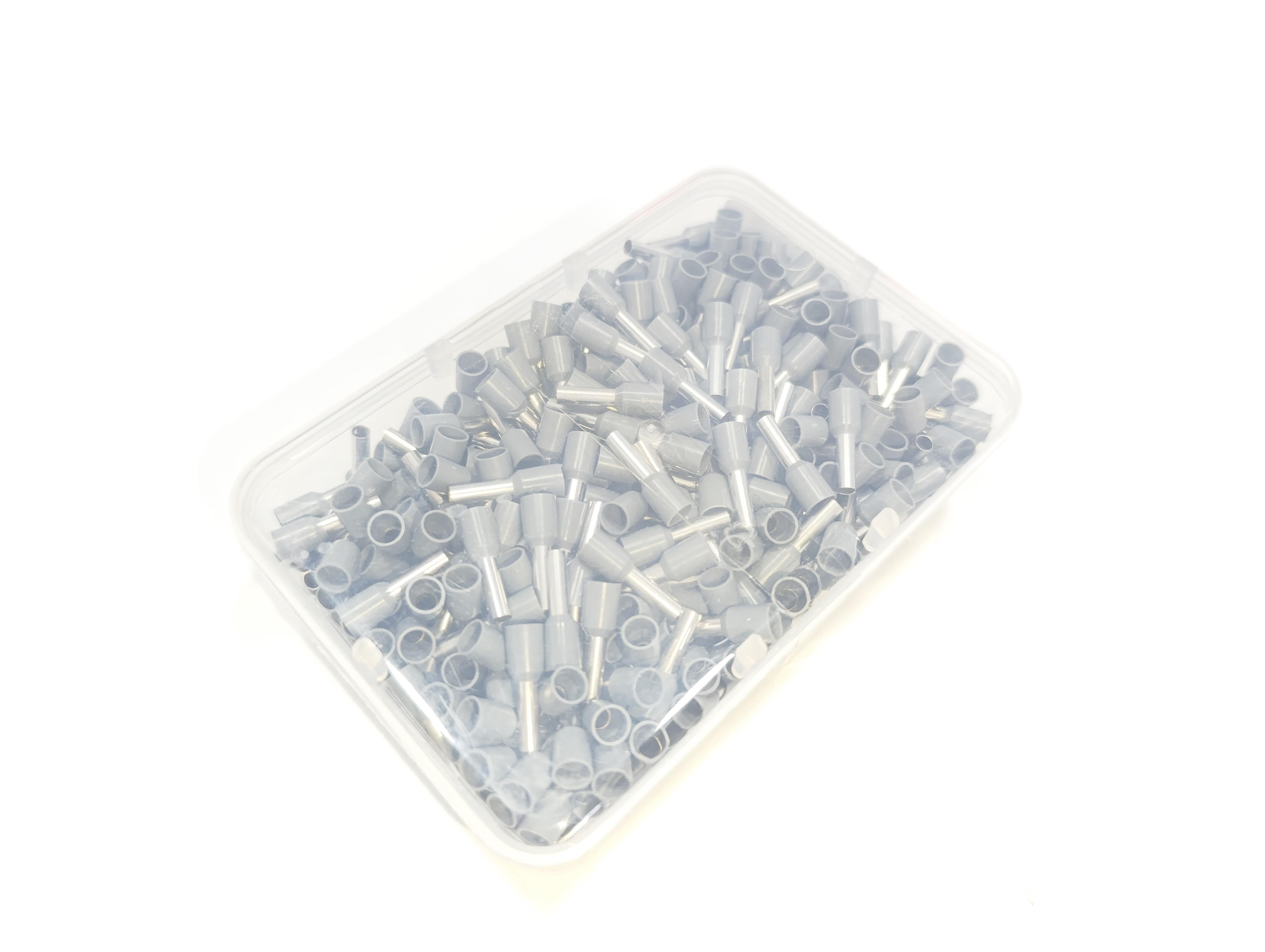 07.Cable Ferrules4mm Insulated Single Wire Ferrules – German Standard – Grey – Pack of 5004mm Insulated Single Wire Ferrules – German Standard – Grey – Pack of 500