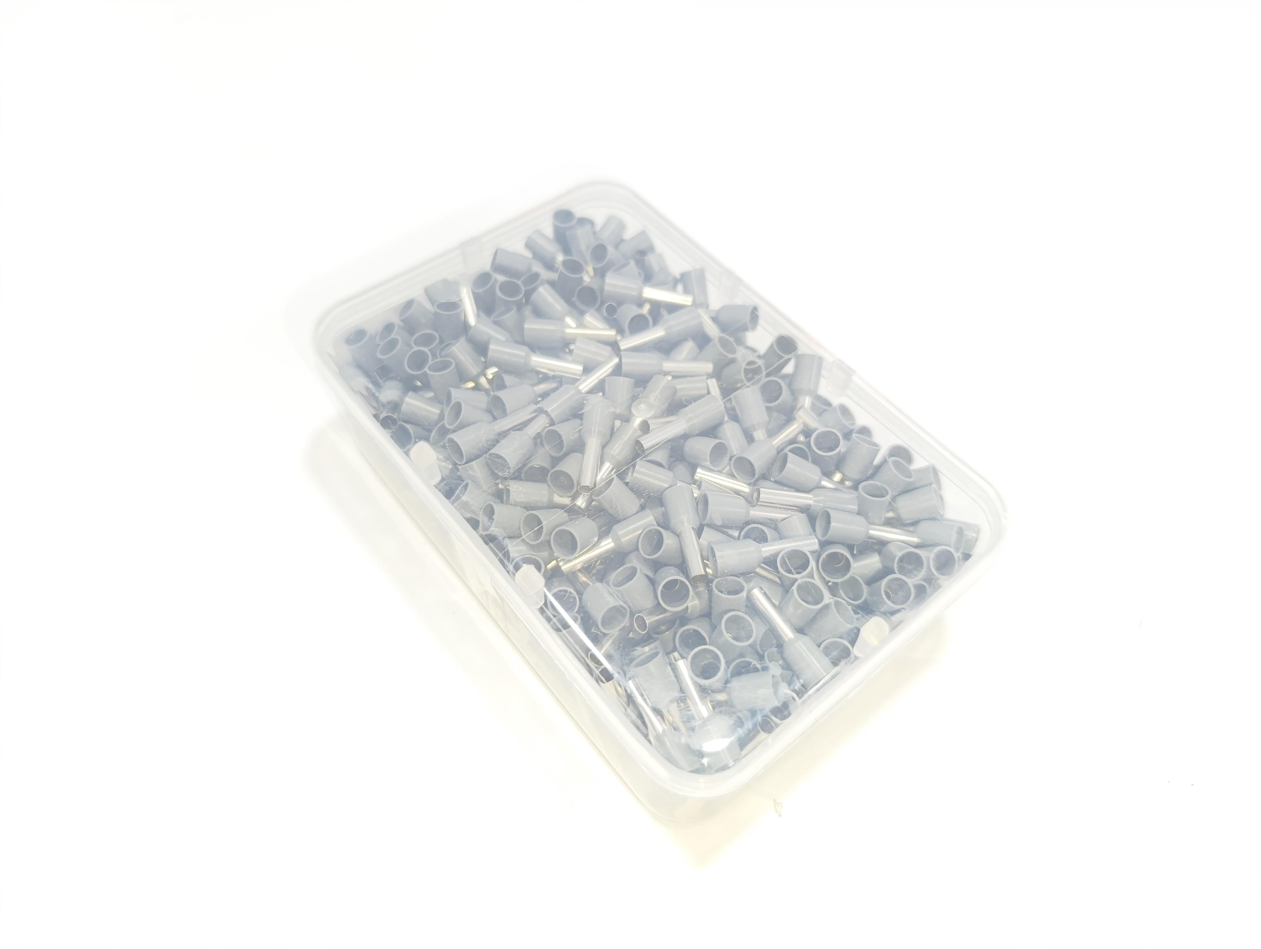 07.Cable Ferrules4mm Insulated Single Wire Ferrules – German Standard – Grey – Pack of 5004mm Insulated Single Wire Ferrules – German Standard – Grey – Pack of 500