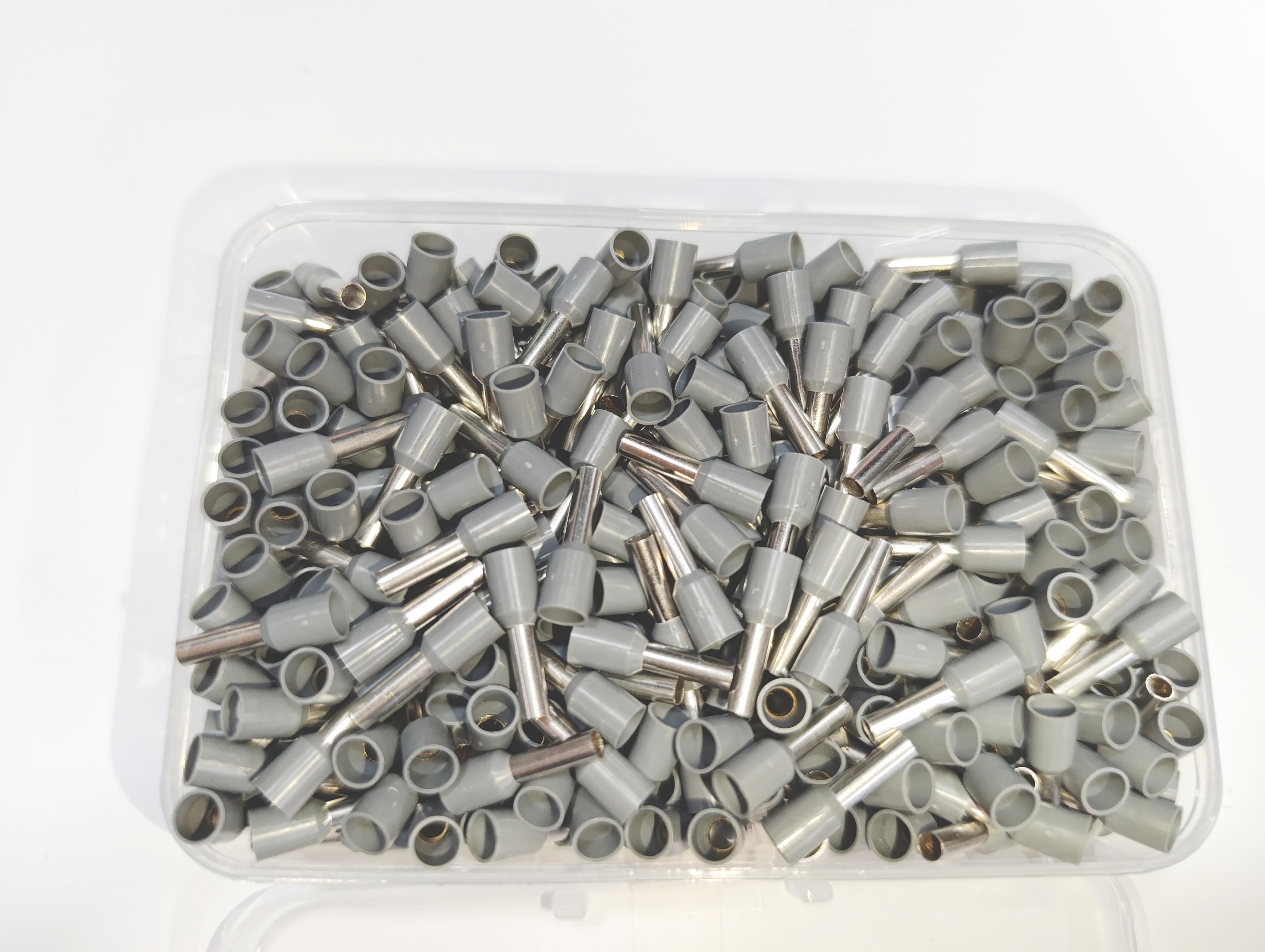 07.Cable Ferrules4mm Insulated Single Wire Ferrules – German Standard – Grey – Pack of 5004mm Insulated Single Wire Ferrules – German Standard – Grey – Pack of 500