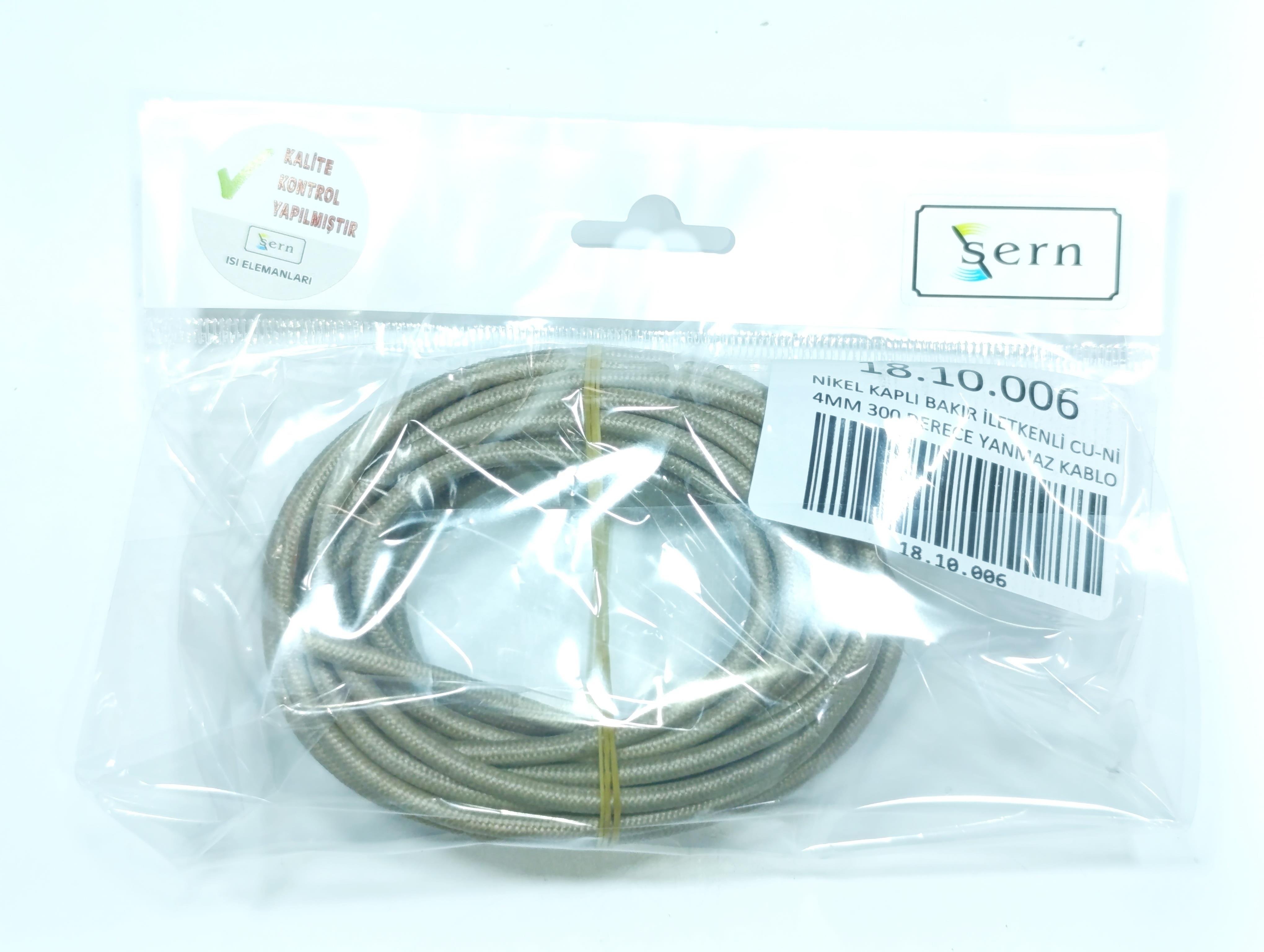 10.High Temperature Cables4mm Nickel-Plated Copper Wire – Cu-Ni High Temperature Resistant Cable – Heatproof up to 300°C4mm Nickel-Plated Copper Wire – Cu-Ni High Temperature Resistant Cable – Heatproof up to 300°C