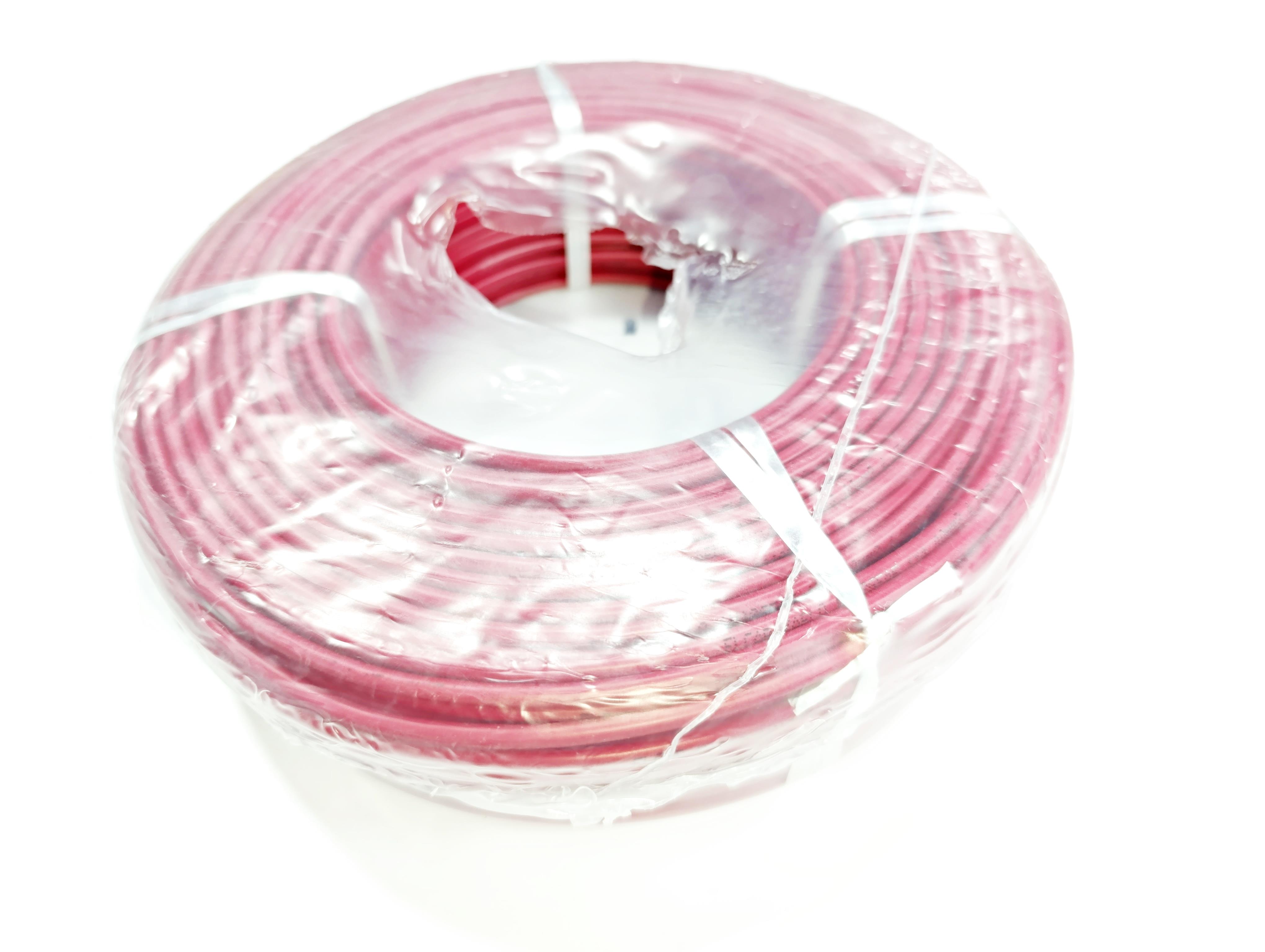 4mm Yanmaz Silikon Kablo TTR Kırmızı Renk 