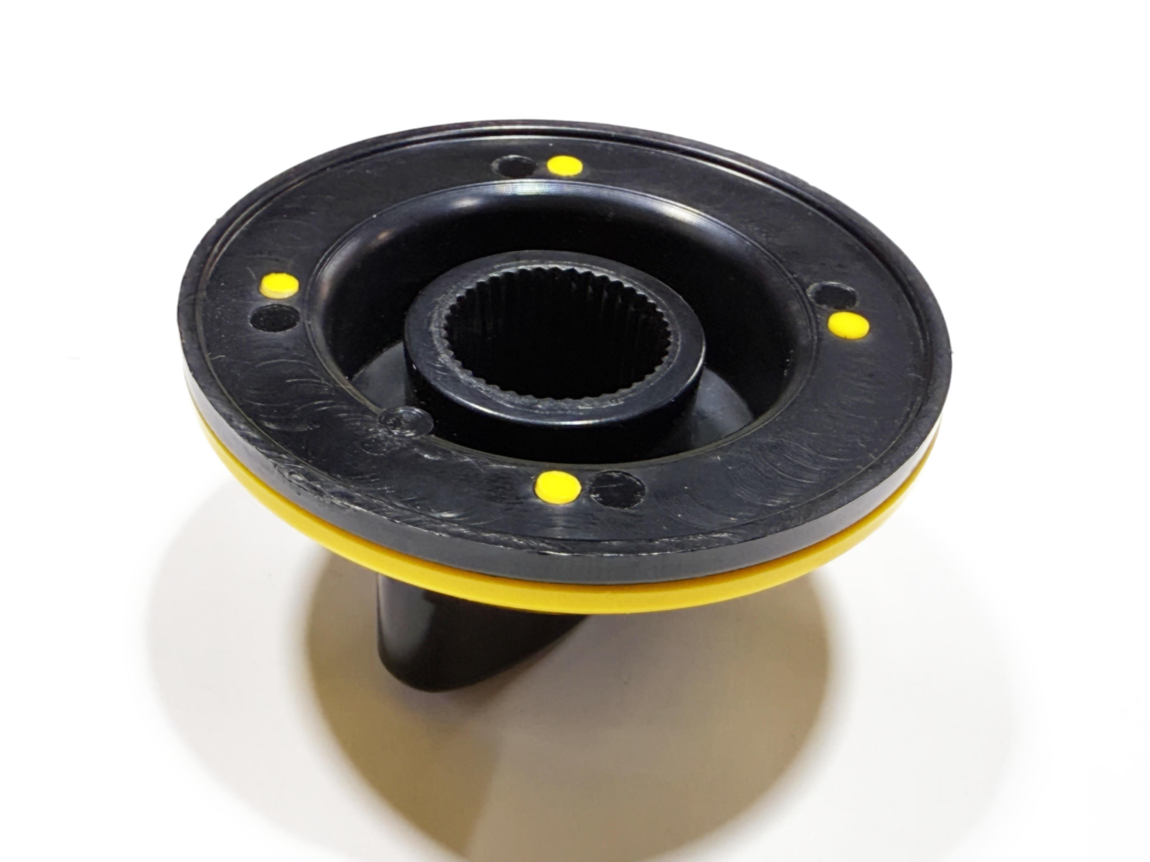 14.Horeca Buttons50–300°C Thermostat Control Knob – 6mm Shaft | Yellow / Black | Horeca Type50–300°C Thermostat Control Knob – 6mm Shaft | Yellow / Black | Horeca Type