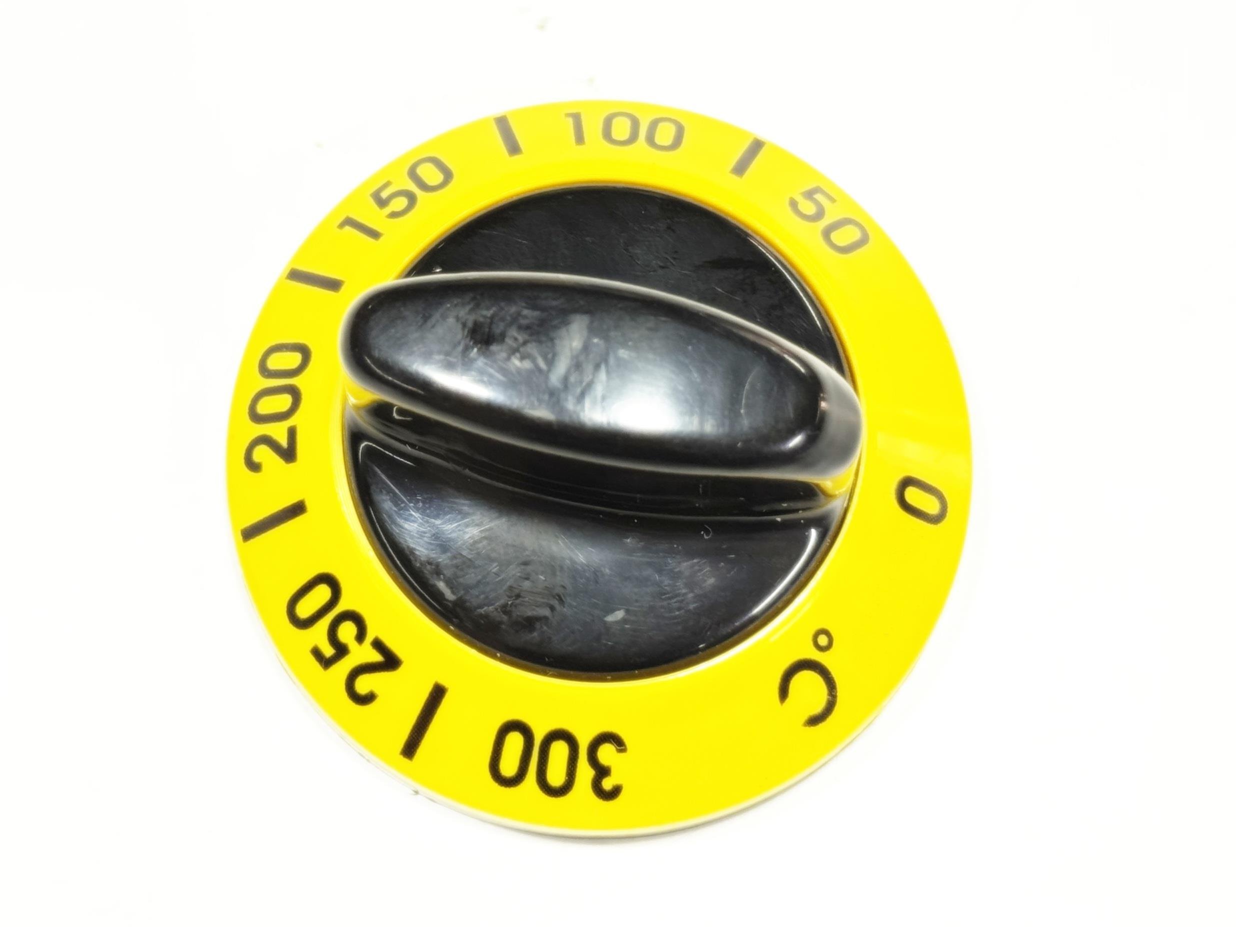 14.Horeca Buttons50–300°C Thermostat Control Knob – 6mm Shaft | Yellow / Black | Horeca Type50–300°C Thermostat Control Knob – 6mm Shaft | Yellow / Black | Horeca Type