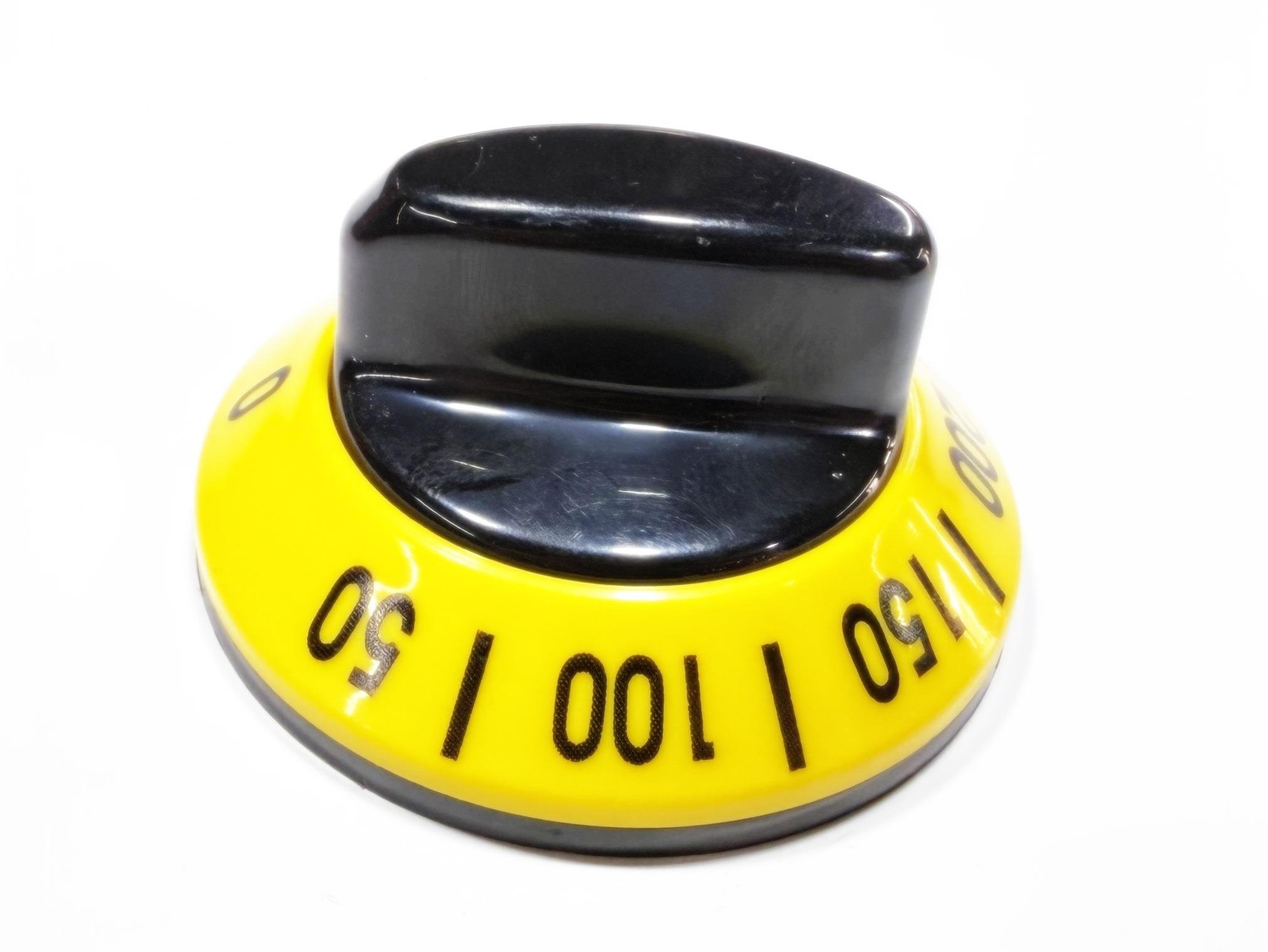 14.Horeca Buttons50–300°C Thermostat Control Knob – 6mm Shaft | Yellow / Black | Horeca Type50–300°C Thermostat Control Knob – 6mm Shaft | Yellow / Black | Horeca Type