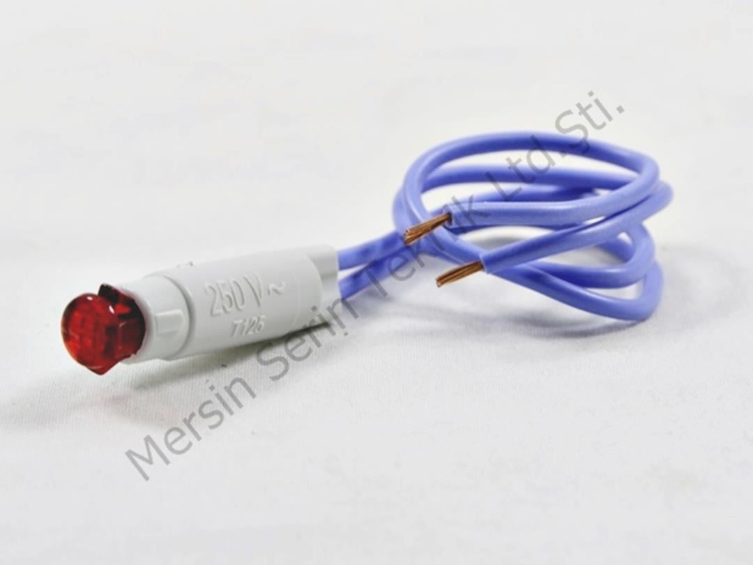 8mm ince kırmızı sinyal lambası