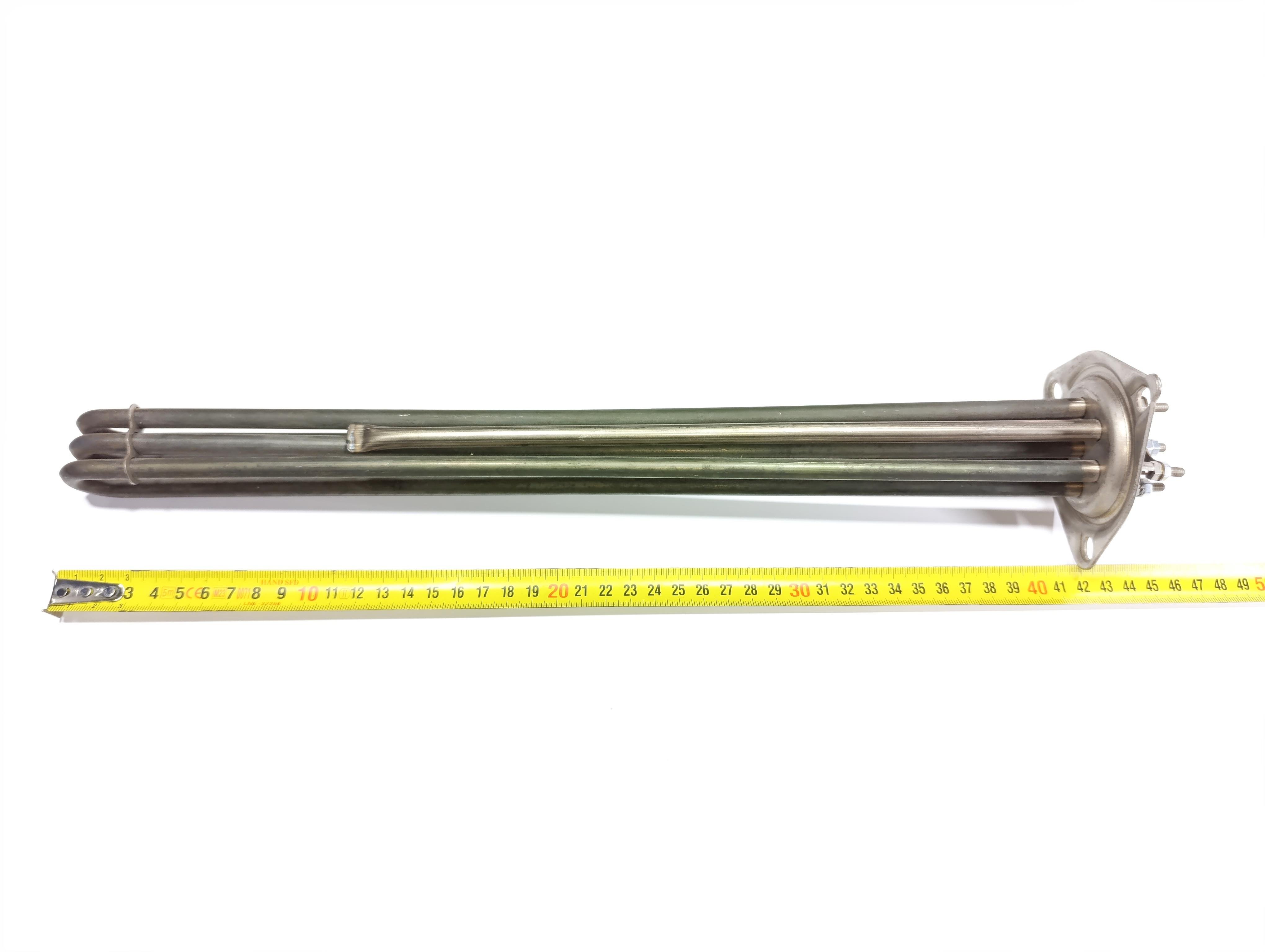 9KW Üçgen flans Endüstriyel Mutfak ısıtıcı Rezistansı İNCOLAY 800 F2202-1P 