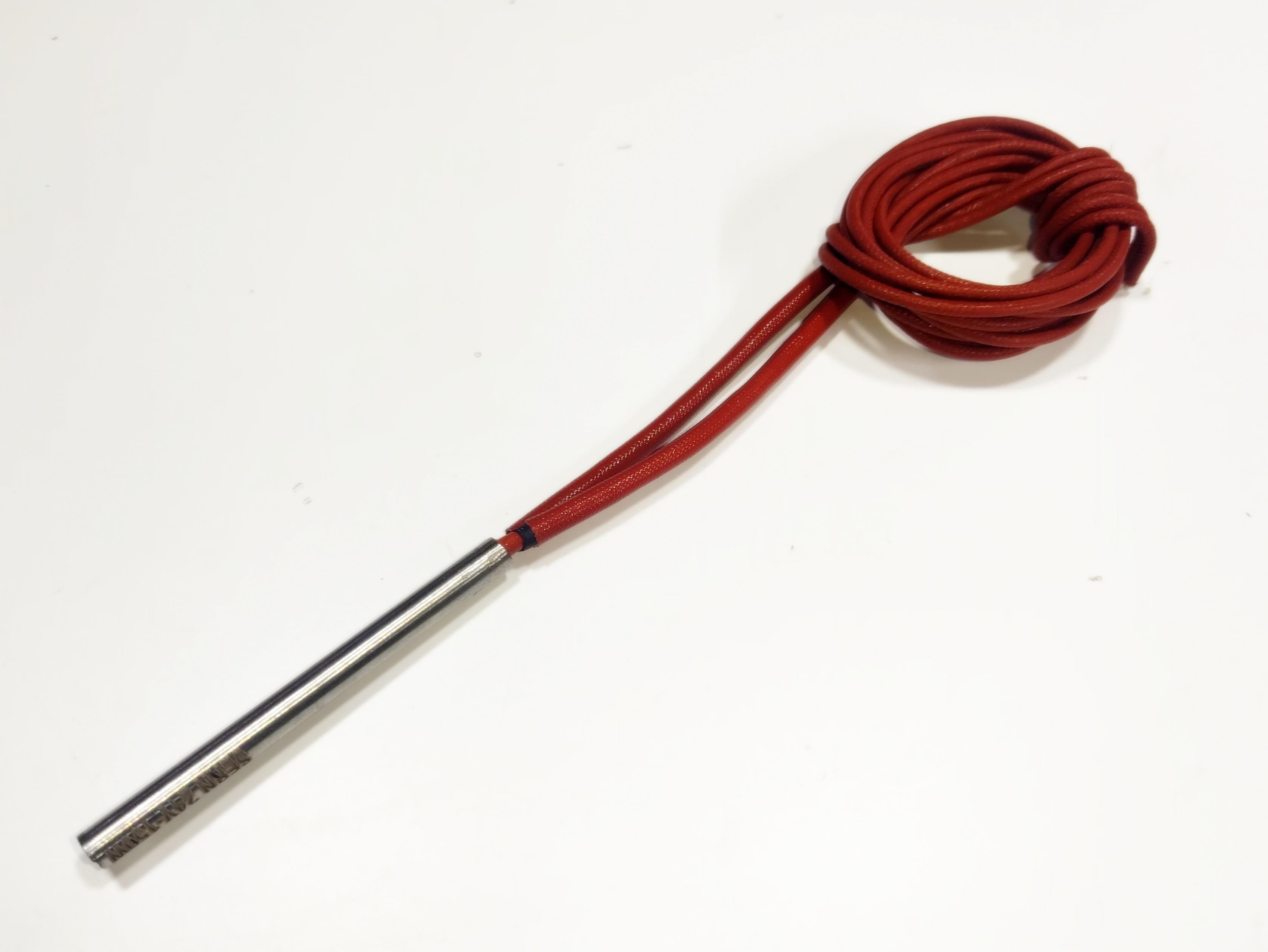 Cartridge Heater Resistance 7cm Length - 6mm Thickness - 150W - 24V - 1mt cable