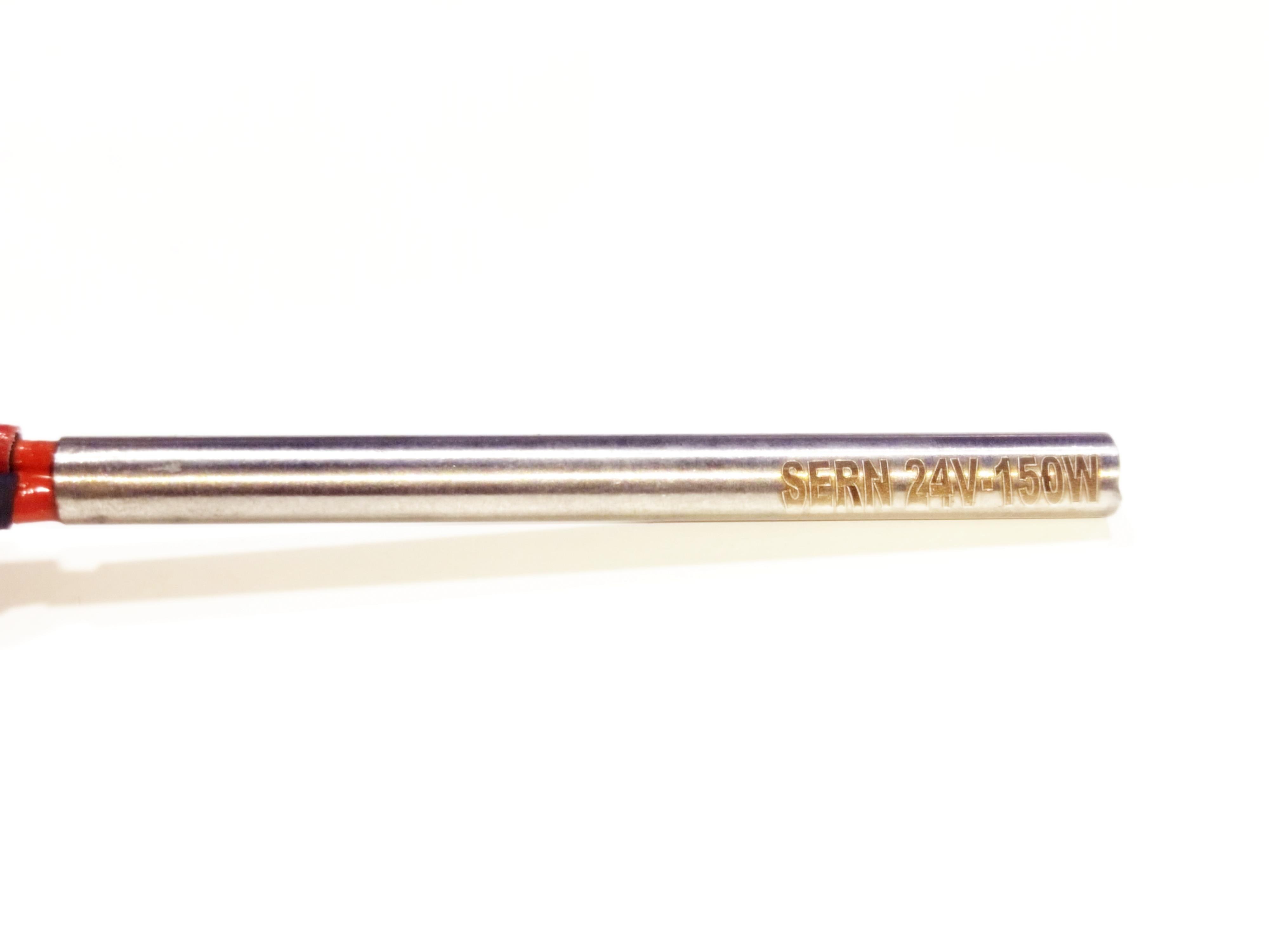 Cartridge Heater Resistance 7cm Length - 6mm Thickness - 150W - 24V - 1mt cable