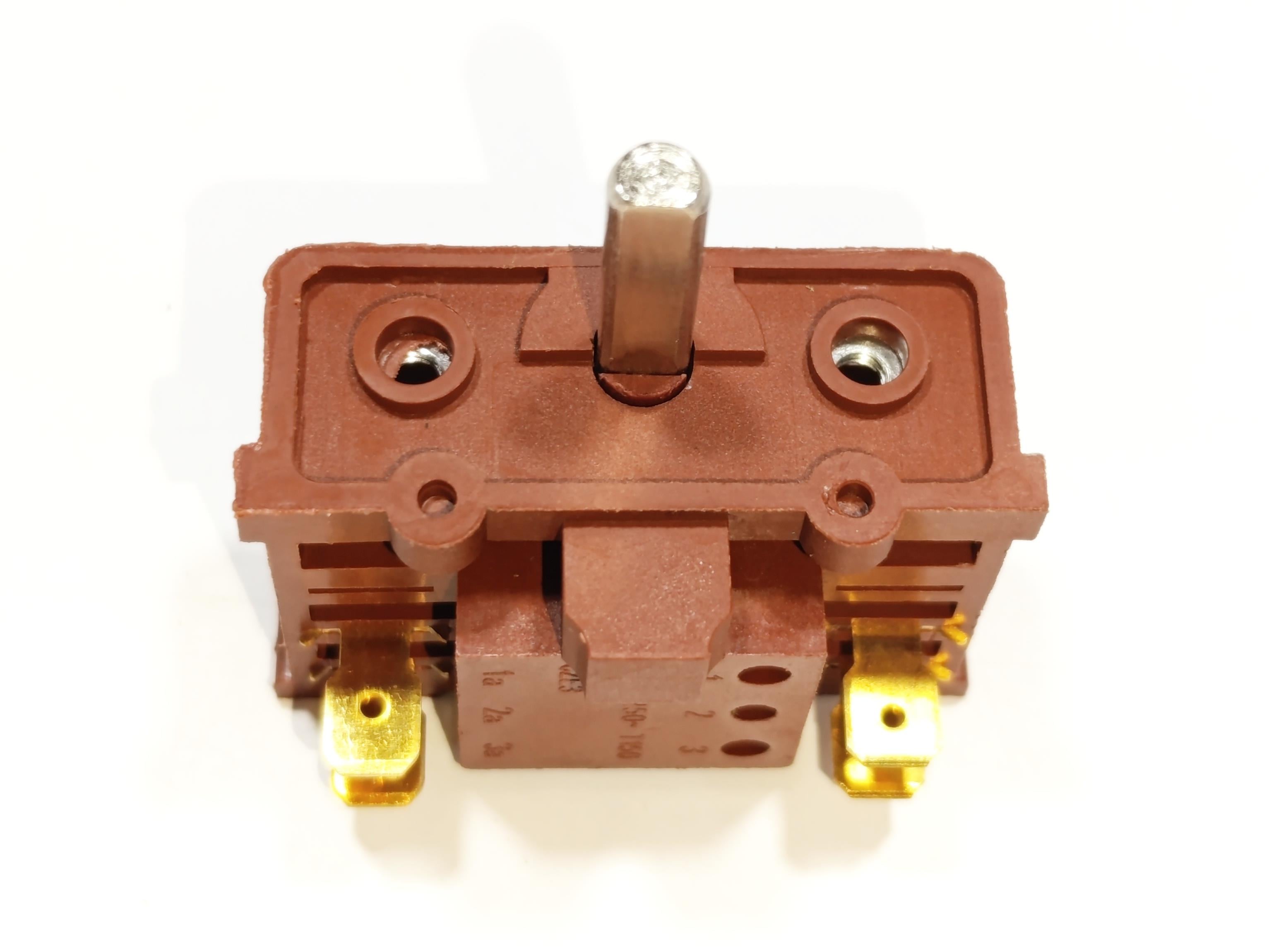 07.Rotary Polymeric SwitchesÇevirmeli Şalter 2+2 Kahverengi 0-1-2-3 Kademe Polyemit Metal SaplıÇevirmeli Şalter 2+2 Kahverengi 0-1-2-3 Kademe Polyemit Metal Saplı