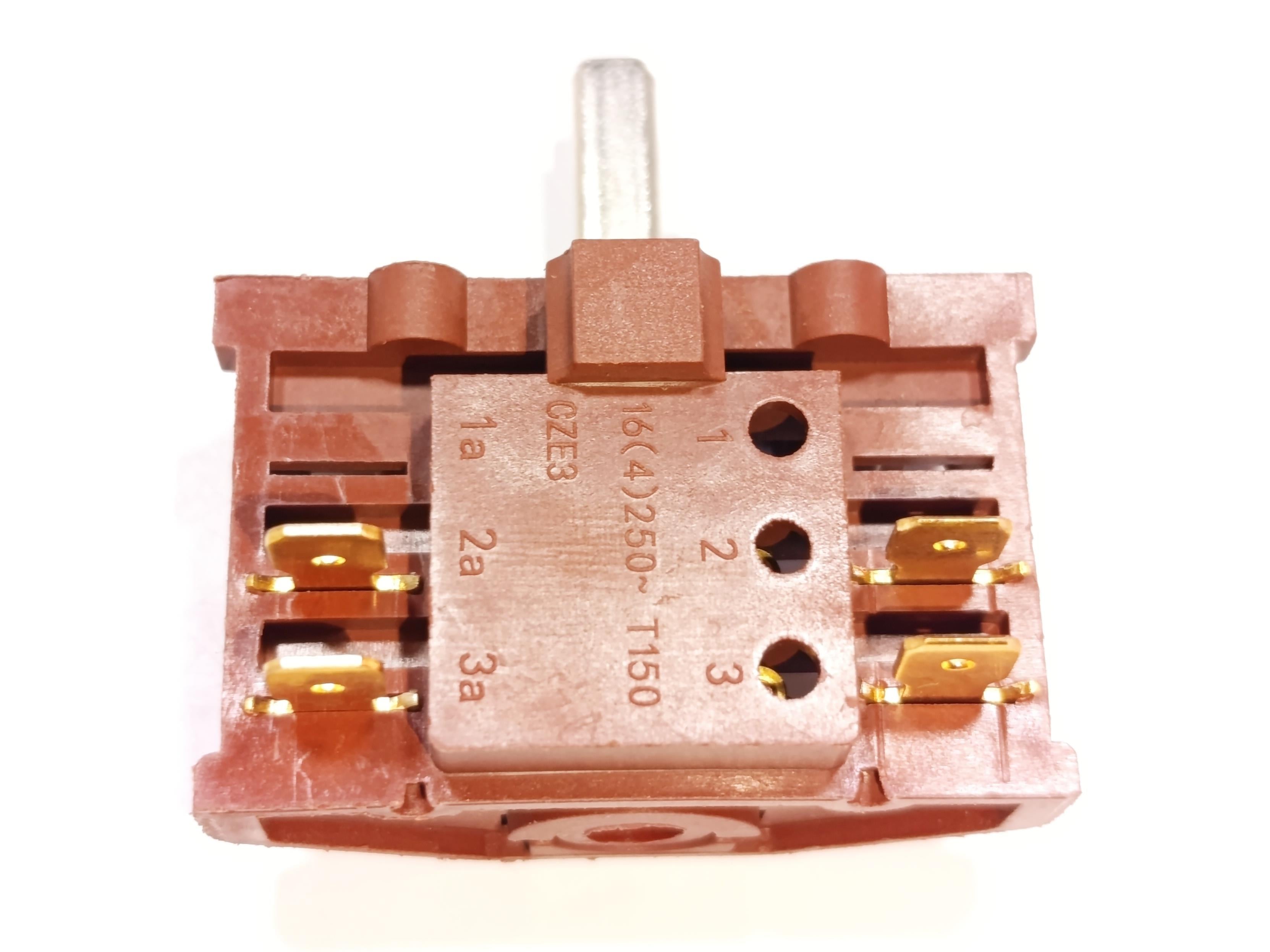 07.Rotary Polymeric SwitchesÇevirmeli Şalter 2+2 Kahverengi 0-1-2-3 Kademe Polyemit Metal SaplıÇevirmeli Şalter 2+2 Kahverengi 0-1-2-3 Kademe Polyemit Metal Saplı