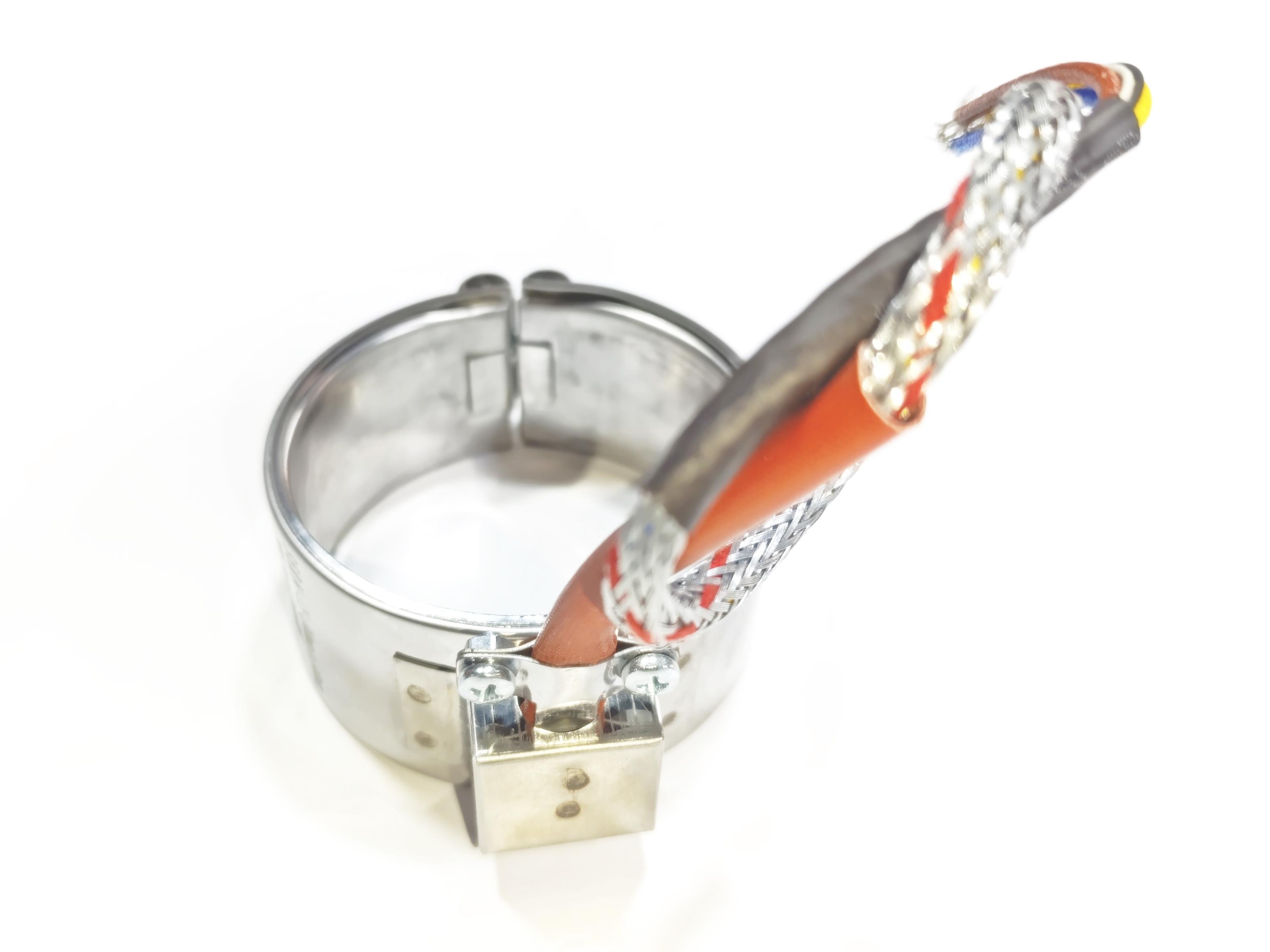 06.Plate HeatersClamp Nozzle Band Heater with Thermocouple | 81mm Diameter x 40mm Height | 365W | 230V | 5-Pin ConnectionClamp Nozzle Band Heater with Thermocouple | 81mm Diameter x 40mm Height | 365W | 230V | 5-Pin Connection