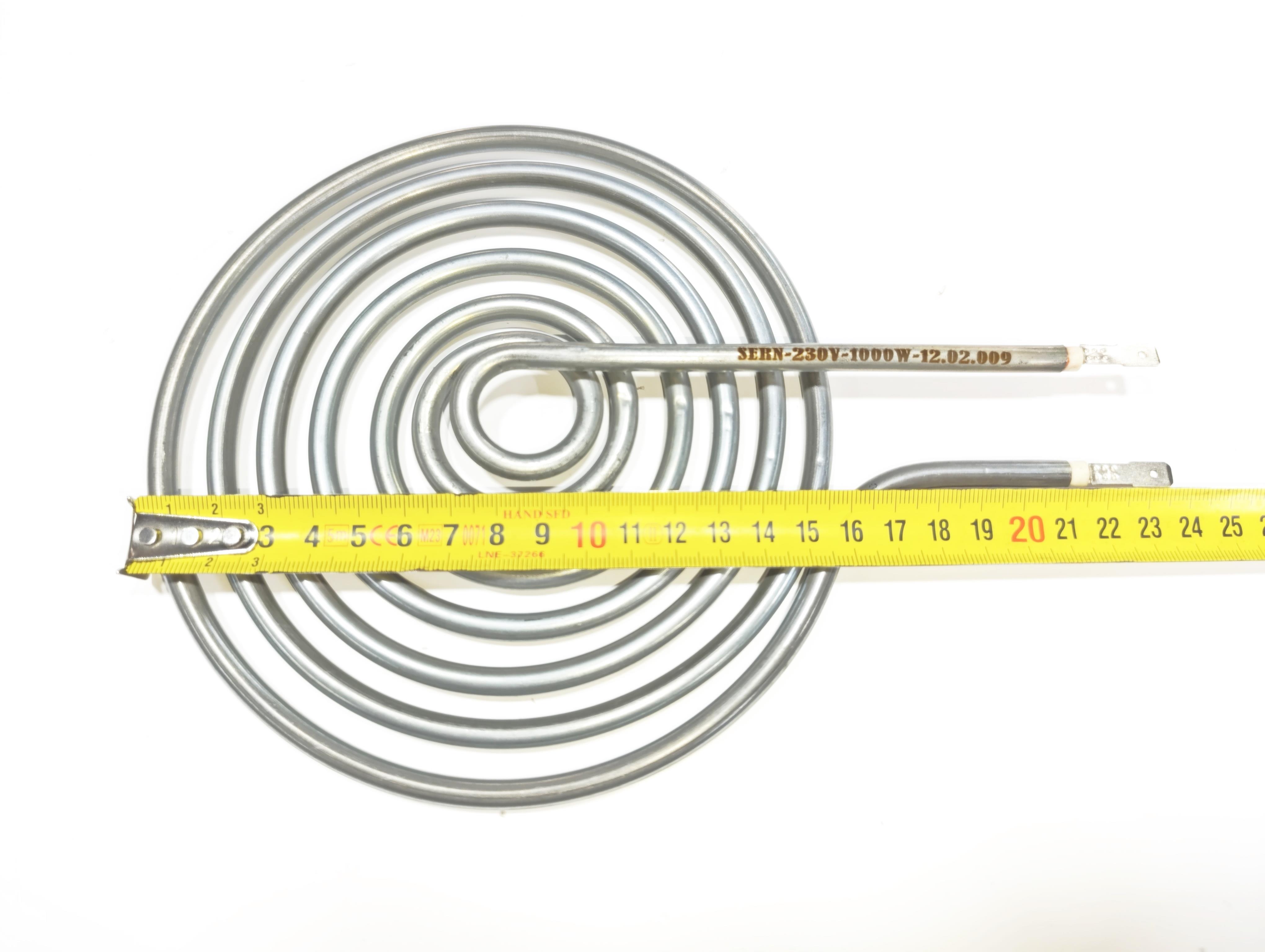 Custom-Made Spiral Wound Heating Element 1000W 230V