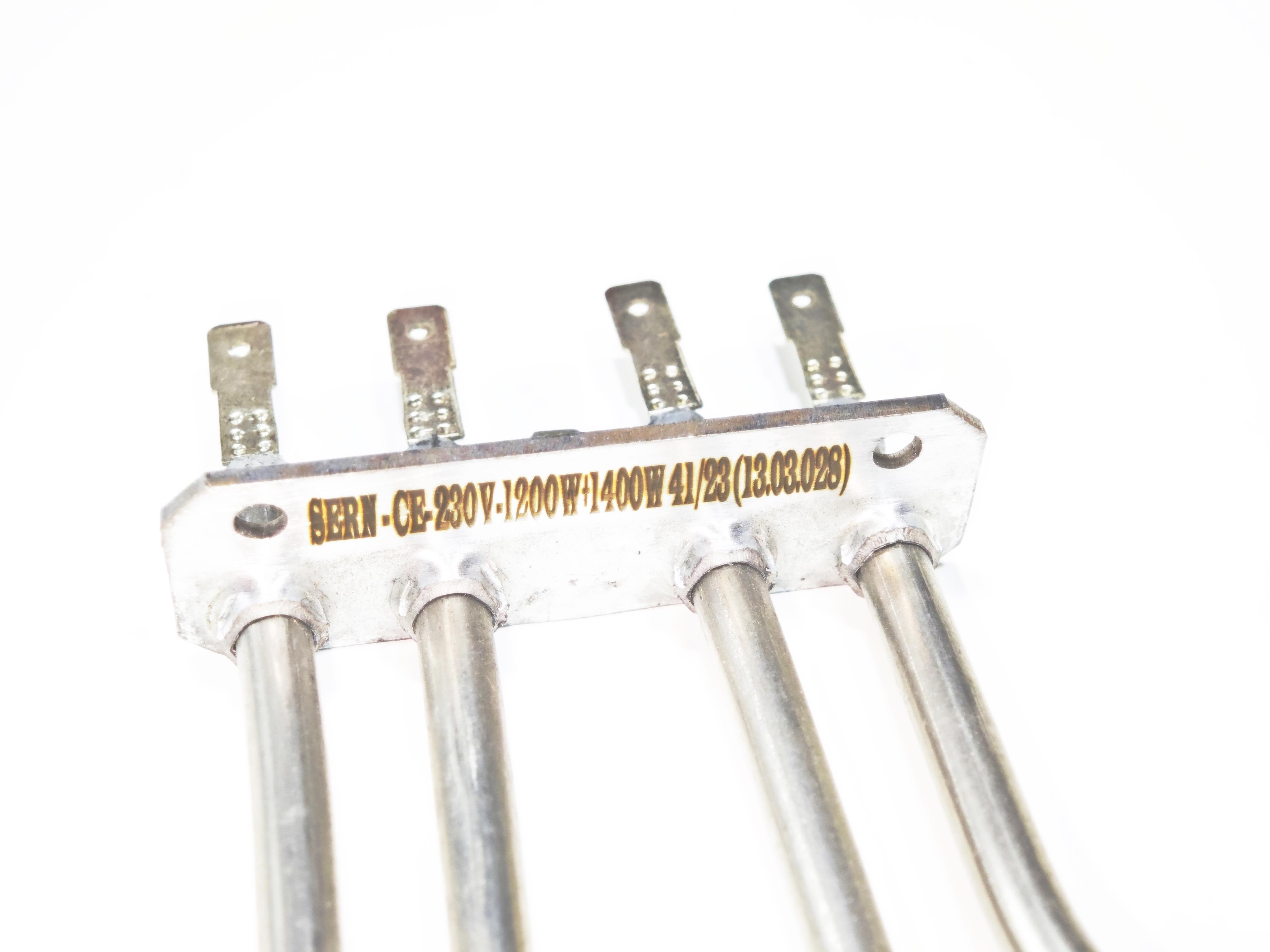 03.Heater ElementsDouble Oven Heating Element – 1400W + 1200W = 2600W – 230V – CR304 Stainless Steel – Replacement Bake & Grill HeaterDouble Oven Heating Element – 1400W + 1200W = 2600W – 230V – CR304 Stainless Steel – Replacement Bake & Grill Heater