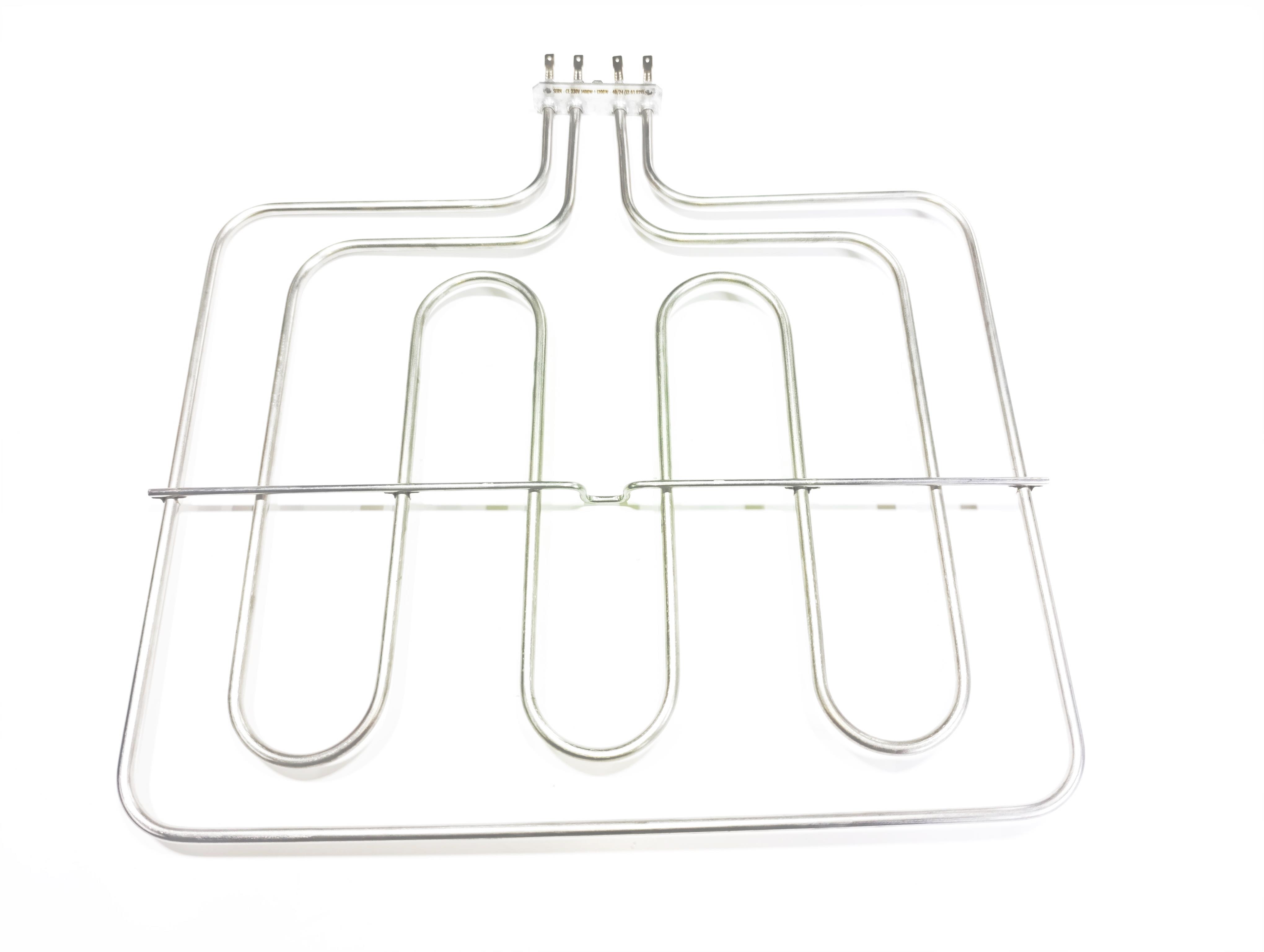 03.Heater ElementsDouble Oven Heating Element – 1400W + 1200W = 2600W – 230V – CR304 Stainless Steel – Replacement Bake & Grill HeaterDouble Oven Heating Element – 1400W + 1200W = 2600W – 230V – CR304 Stainless Steel – Replacement Bake & Grill Heater