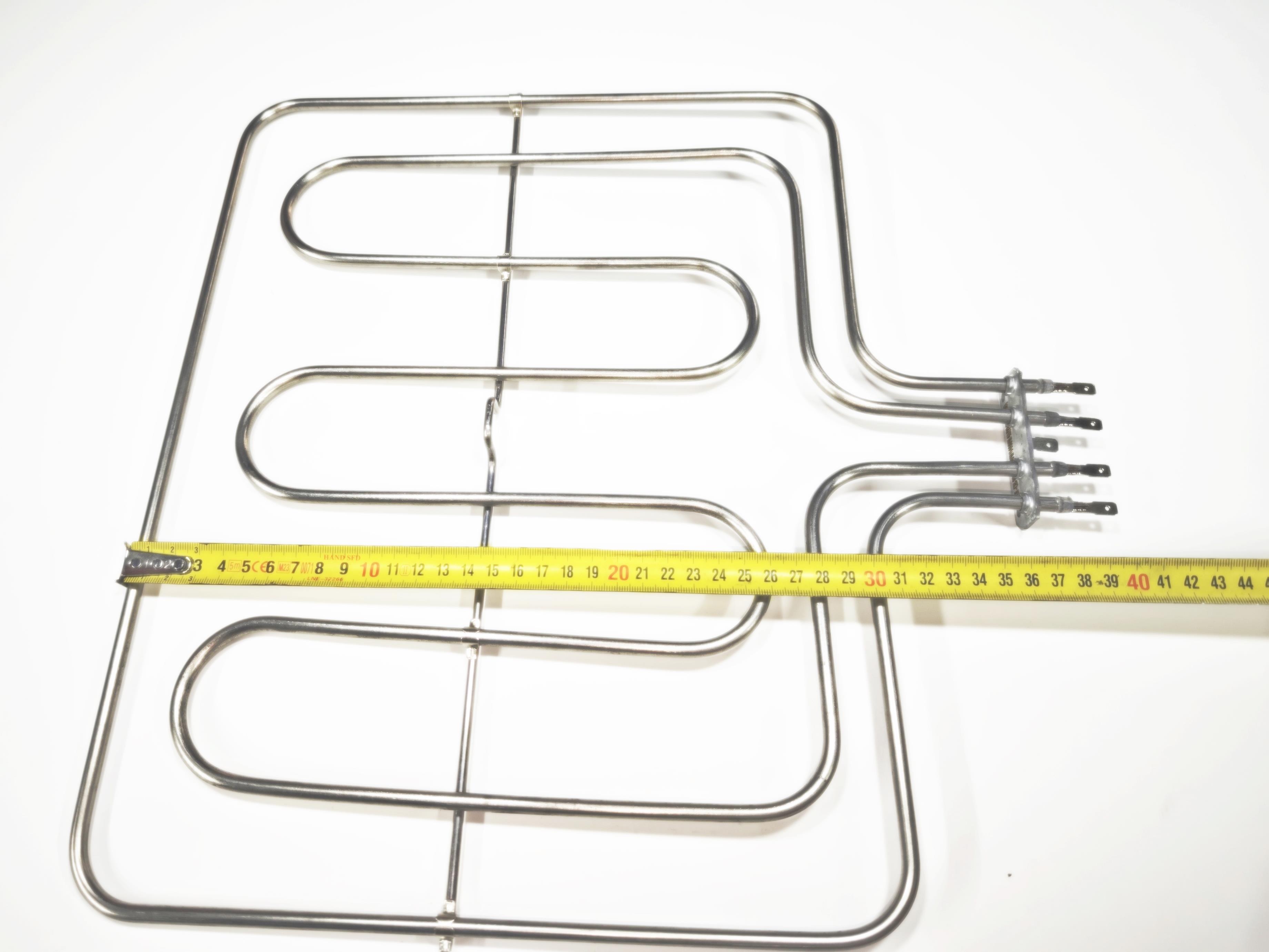 03.Heater ElementsDouble Oven Heating Element – 1400W + 1200W = 2600W – 230V – CR304 Stainless Steel – Replacement Bake & Grill HeaterDouble Oven Heating Element – 1400W + 1200W = 2600W – 230V – CR304 Stainless Steel – Replacement Bake & Grill Heater