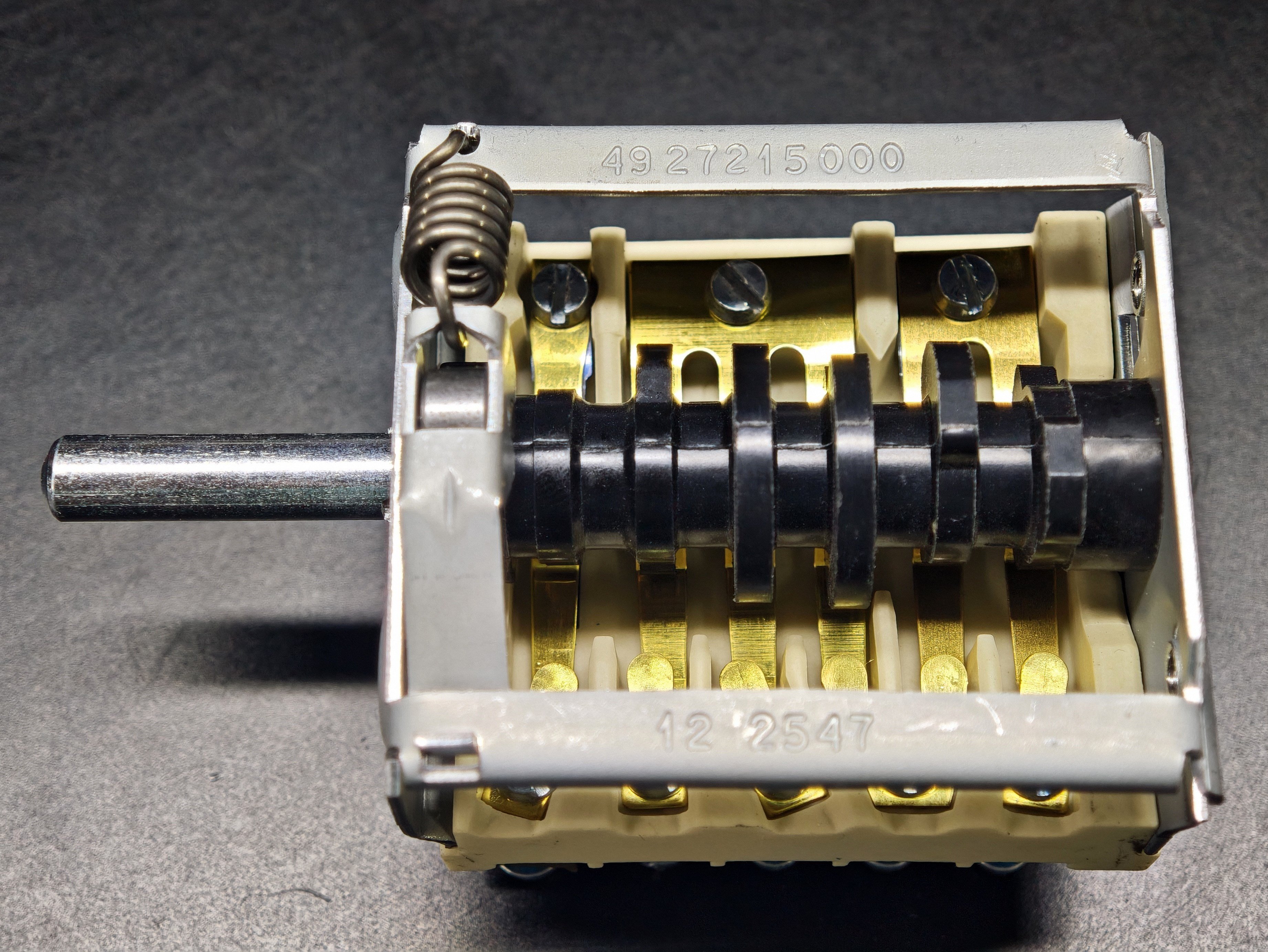 07.Rotary Polymeric SwitchesEGO 49.27215.000 0-1-2-3-4-5-6 Rotary Selector Switch 16A 7 Position Cam SwitchEGO 49.27215.000 0-1-2-3-4-5-6 Rotary Selector Switch 16A 7 Position Cam Switch