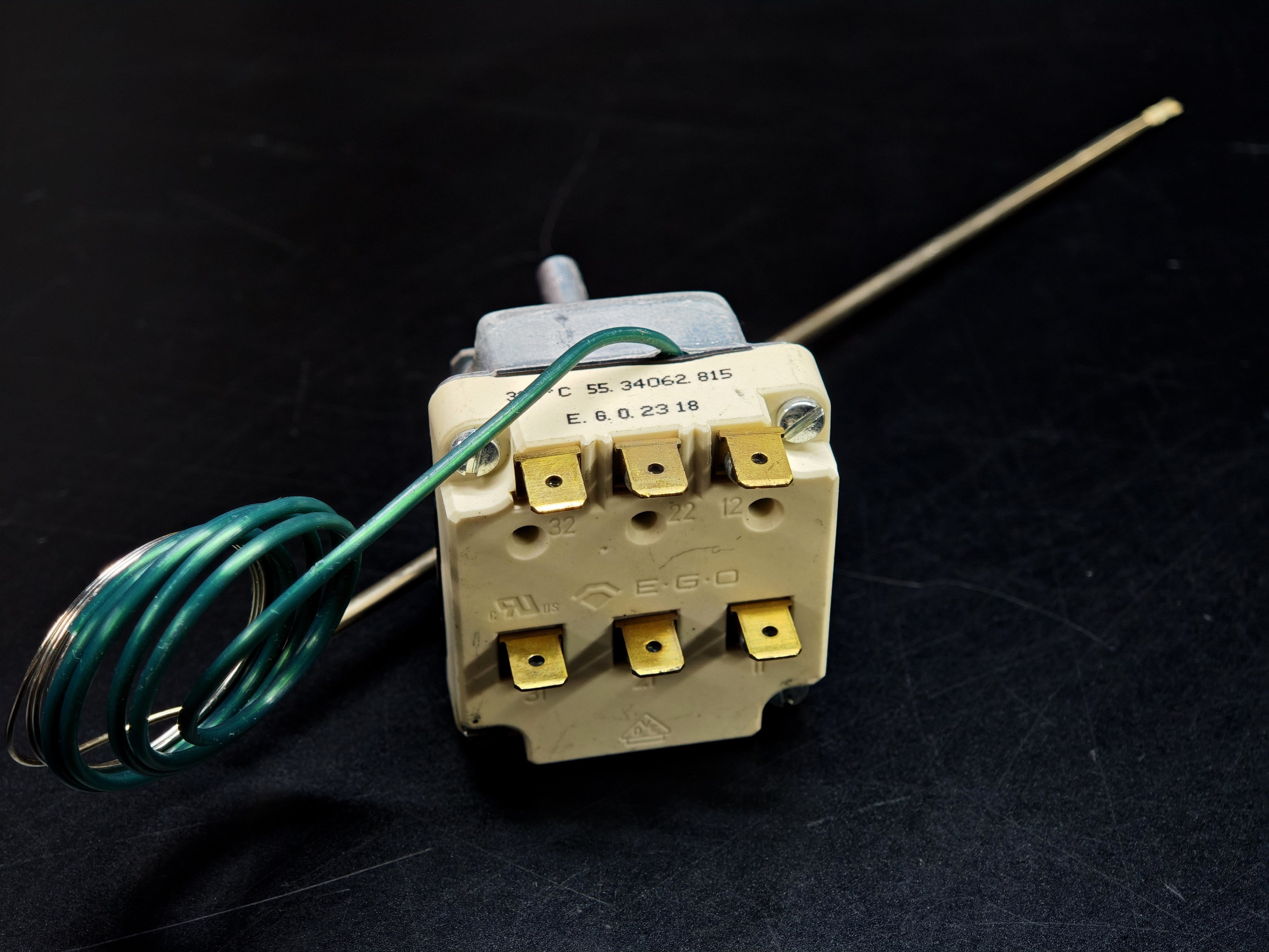 03.Tail ThermostatsEGO 55.34062.815 Three Phase Thermostat 60-320°C 880mm Capillary 16AEGO 55.34062.815 Three Phase Thermostat 60-320°C 880mm Capillary 16A
