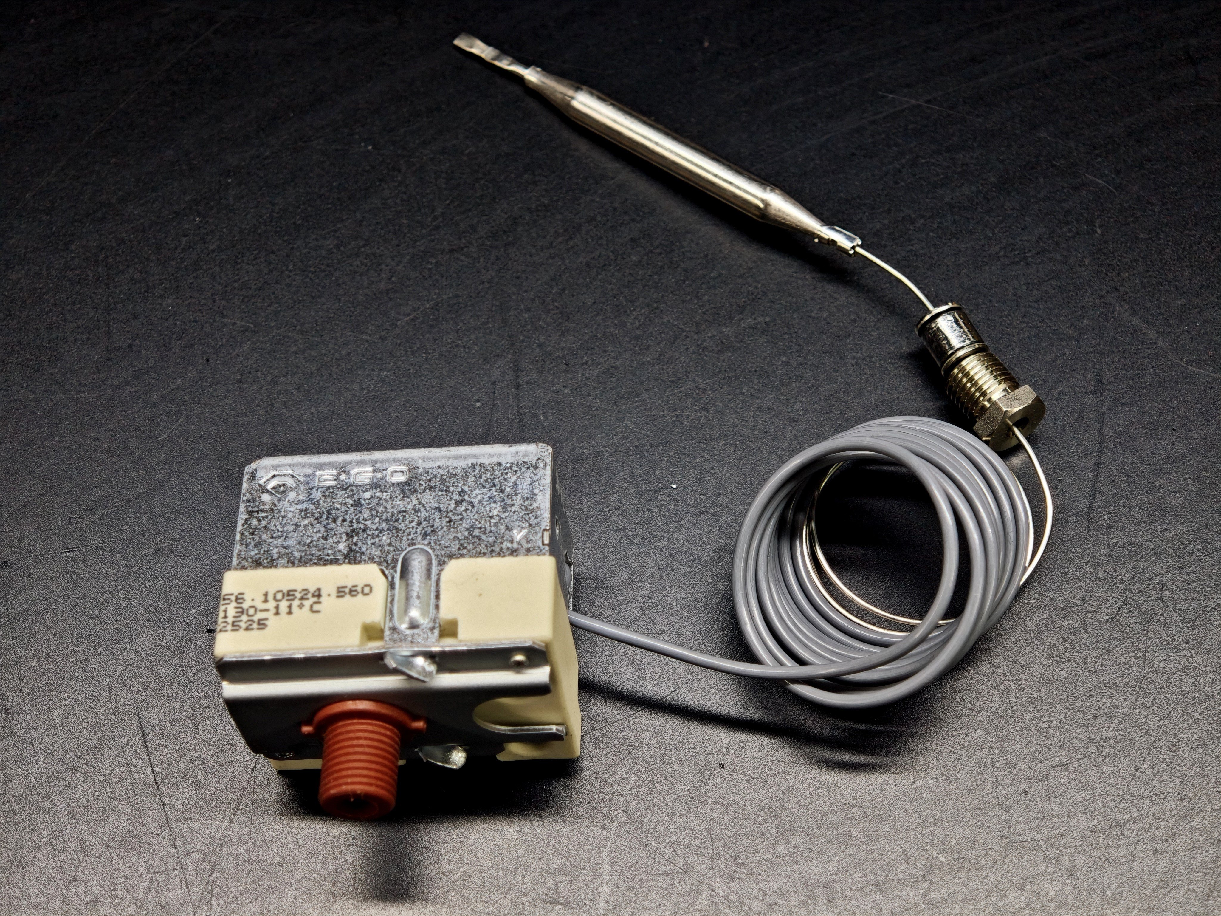 03.Tail ThermostatsEGO 56.10524.560 Single Phase Threaded Safety Limit Thermostat 130°C Manual ResetEGO 56.10524.560 Single Phase Threaded Safety Limit Thermostat 130°C Manual Reset