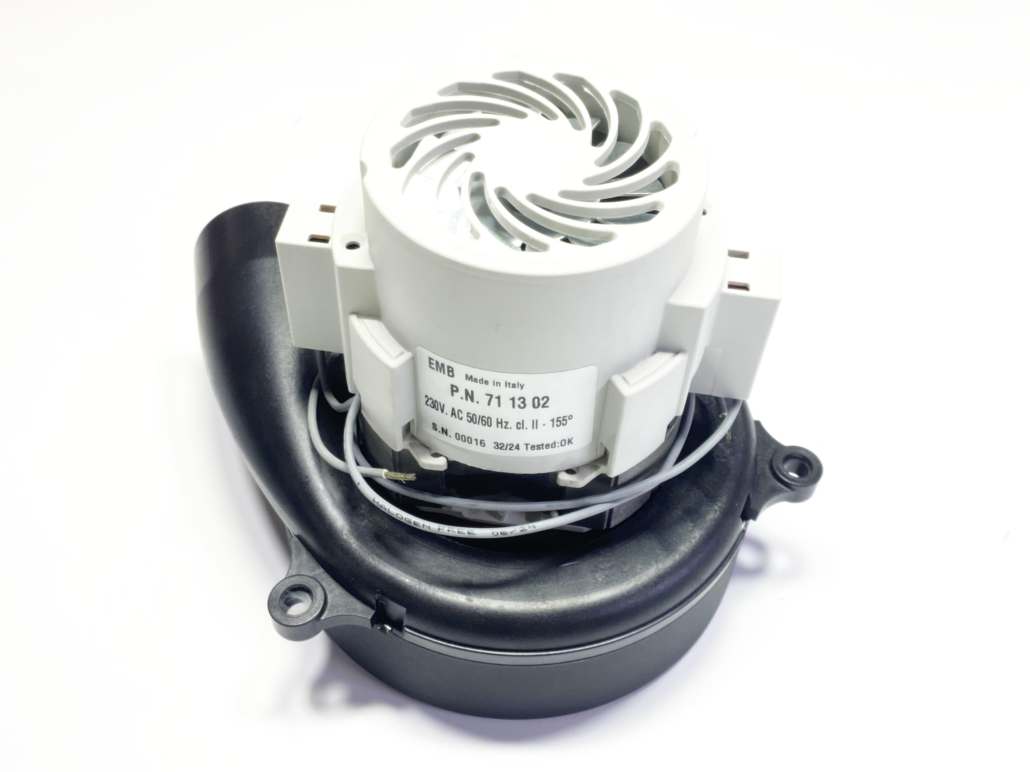 01.Vacuum Cleaner MotorsEMB İtaly Single-Fan Vacuum Motor with Exhaust | 230V | Replacement Unit for Dry VacuumsEMB Single-Fan Vacuum Motor with Exhaust | 230V | Replacement Unit for Dry Vacuums