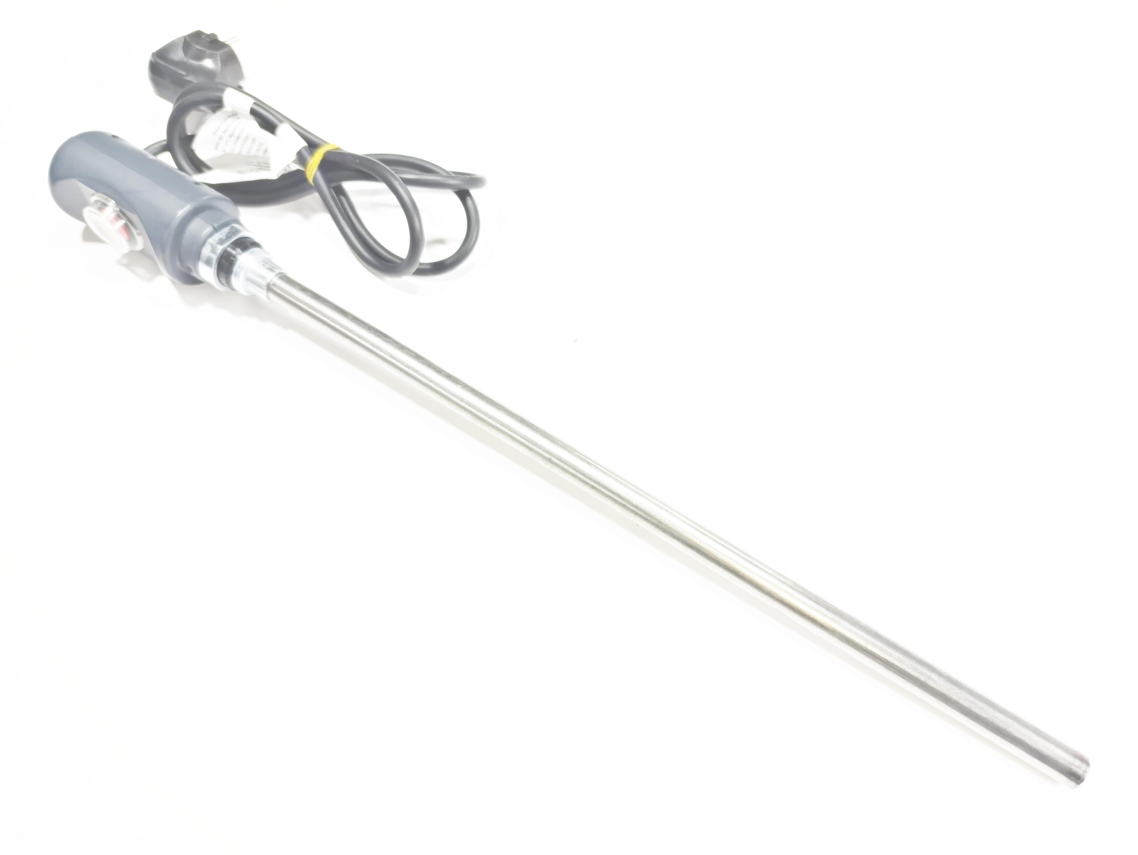 Havlupan Isıtıcı Rezistans 200W / 230V / L:330MM, Gri, On/Off Anahtar, HP03 Model - Towel Radiator Heater Resistors 200 W / 230 V / L:330 MM, Grey, On/Off Switch, HP03