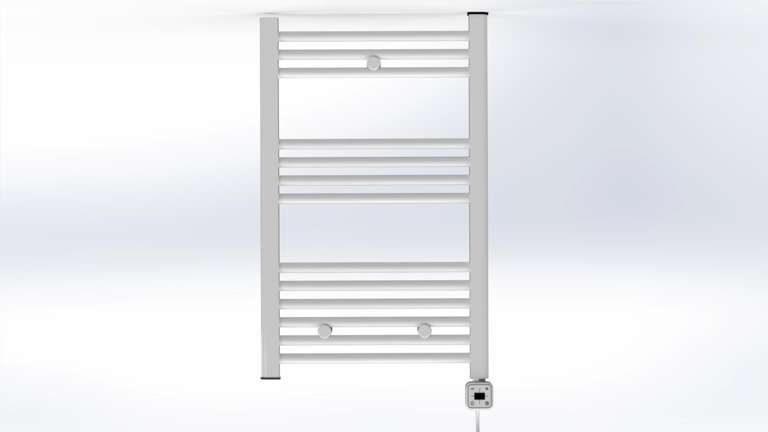 Havlupan Isıtıcı Rezistans 400 W / 230 V / L:370 MM, Antresit, Kare Dijital, HP013 Model - Towel Radiator Heater Resistance 400 W / 230 V / L:370 MM, Anthracite, Square Digital, HP013 Model