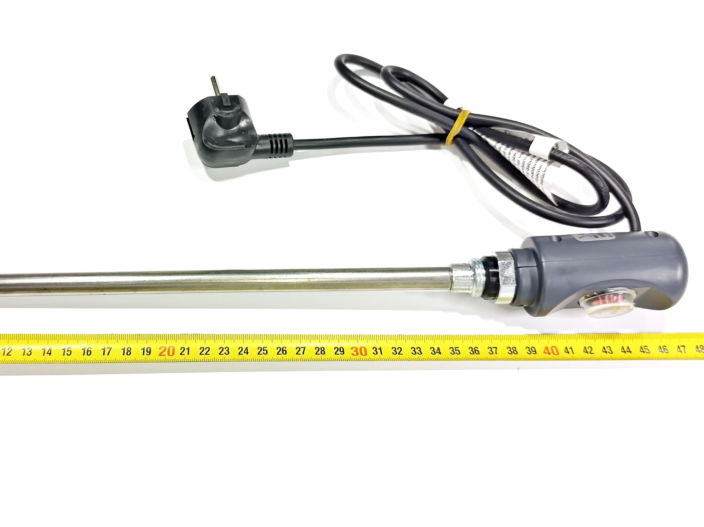 Havlupan Isıtıcı Rezistans 400W / 230V / L:370MM, Gri, On/Off Anahtar, HP03 Model - Towel Radiator Heater Resistors 400W / 230V / L:370MM, Grey, On/Off Switch, HP03