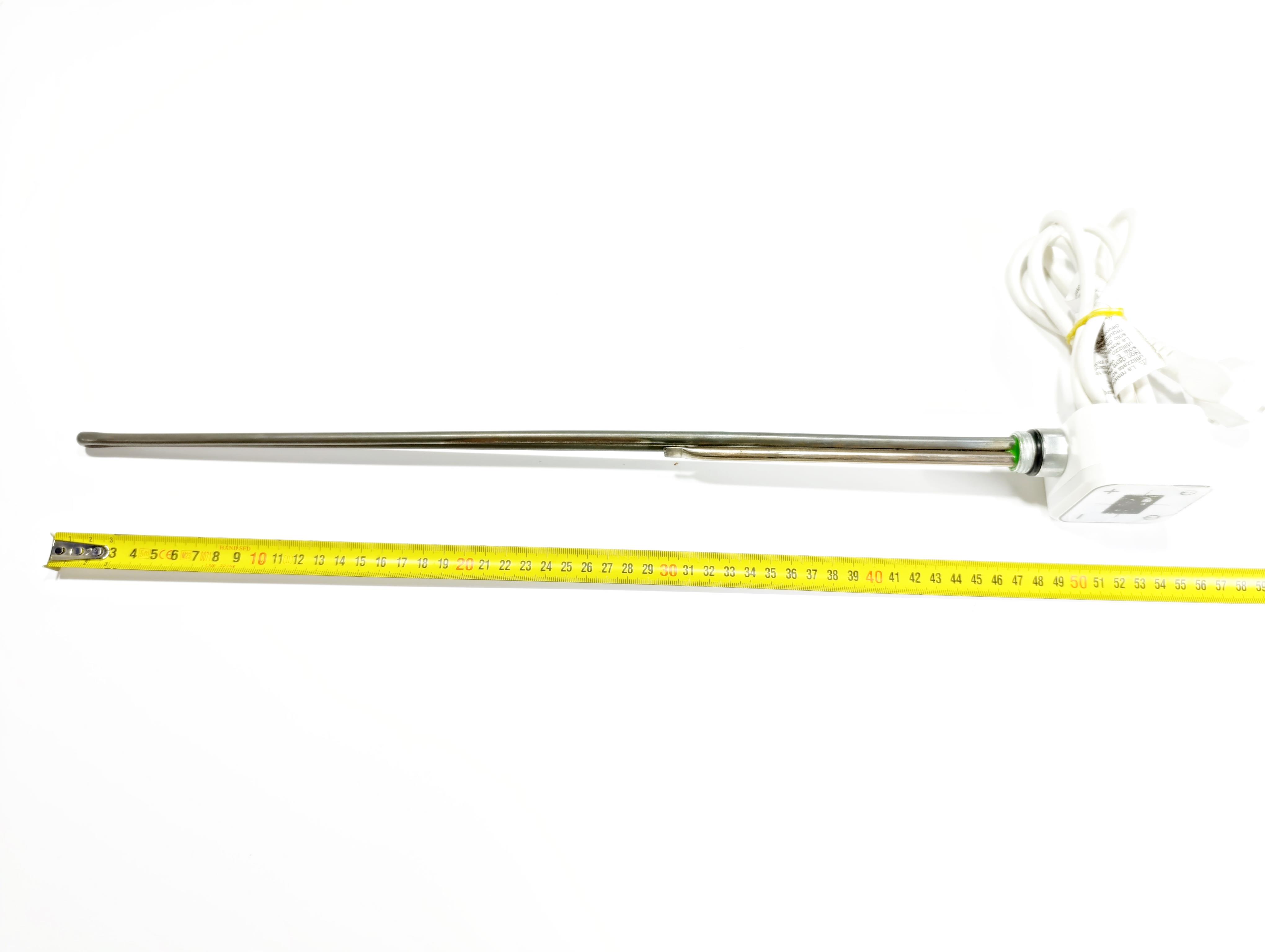 Havlupan Isıtıcı Rezistans 800 W / 230 V / L:650 MM, Beyaz, Kare Dijital, HP013 Model - Towel Radiator Heater Resistance 800 W / 230 V / L:650 MM, White, Square Digital, HP013 Model