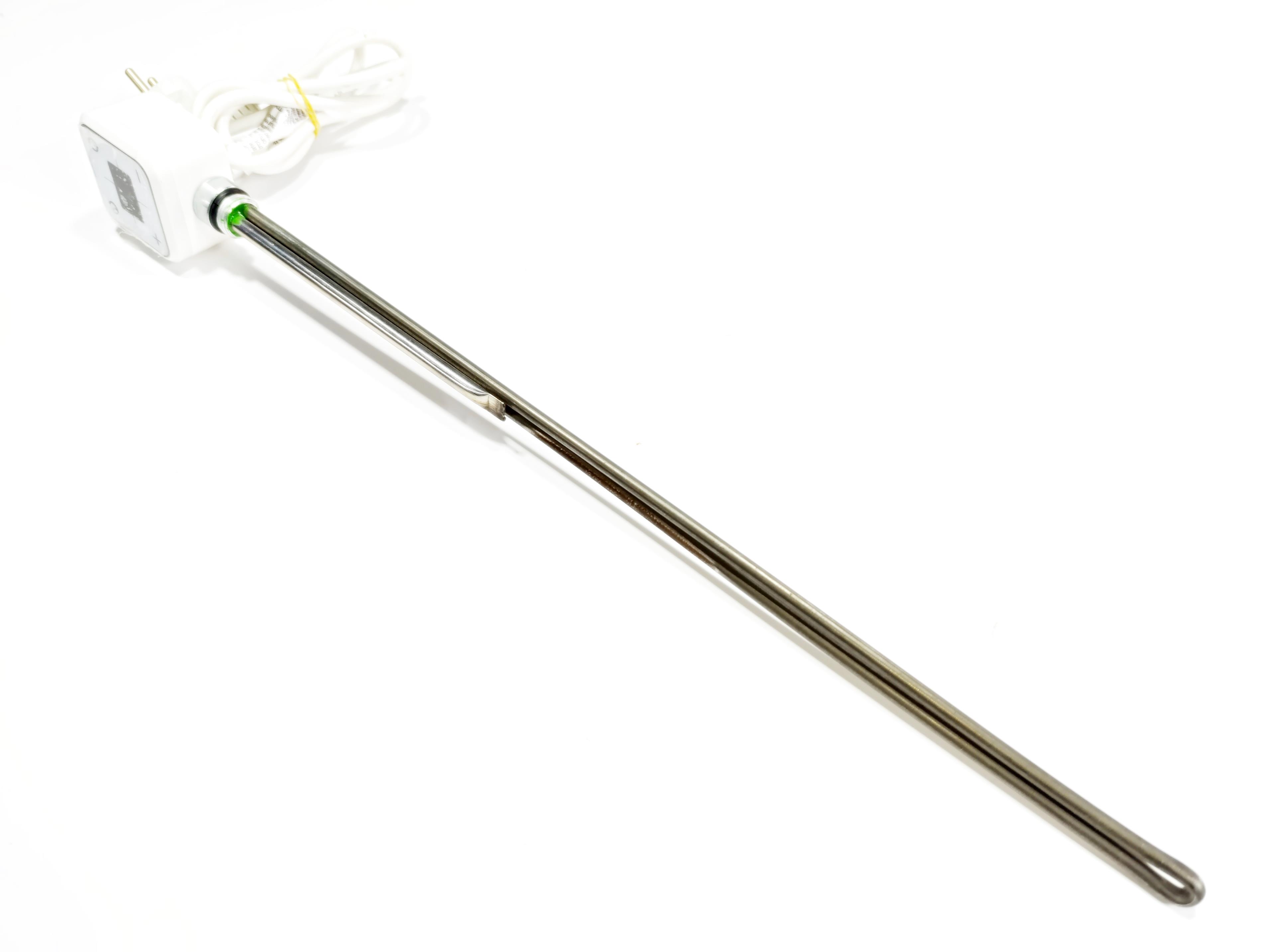 Havlupan Isıtıcı Rezistans 800 W / 230 V / L:650 MM, Beyaz, Kare Dijital, HP013 Model - Towel Radiator Heater Resistance 800 W / 230 V / L:650 MM, White, Square Digital, HP013 Model