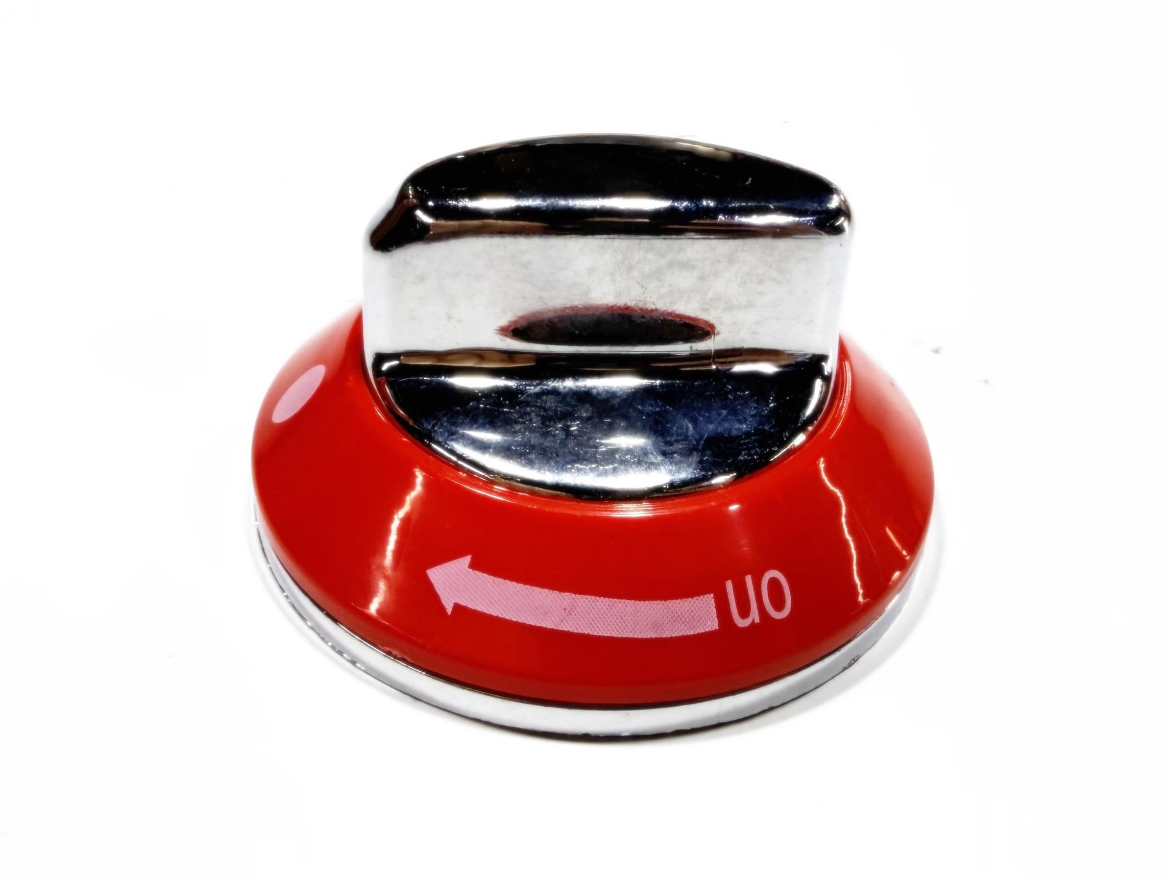14.Horeca ButtonsHeat Control Knob – Compatible with 6mm, 8mm & E.C.A. Valves | Red / Nickel-Plated | Horeca TypeHeat Control Knob – Compatible with 6mm, 8mm & E.C.A. Valves | Red / Nickel-Plated | Horeca Type