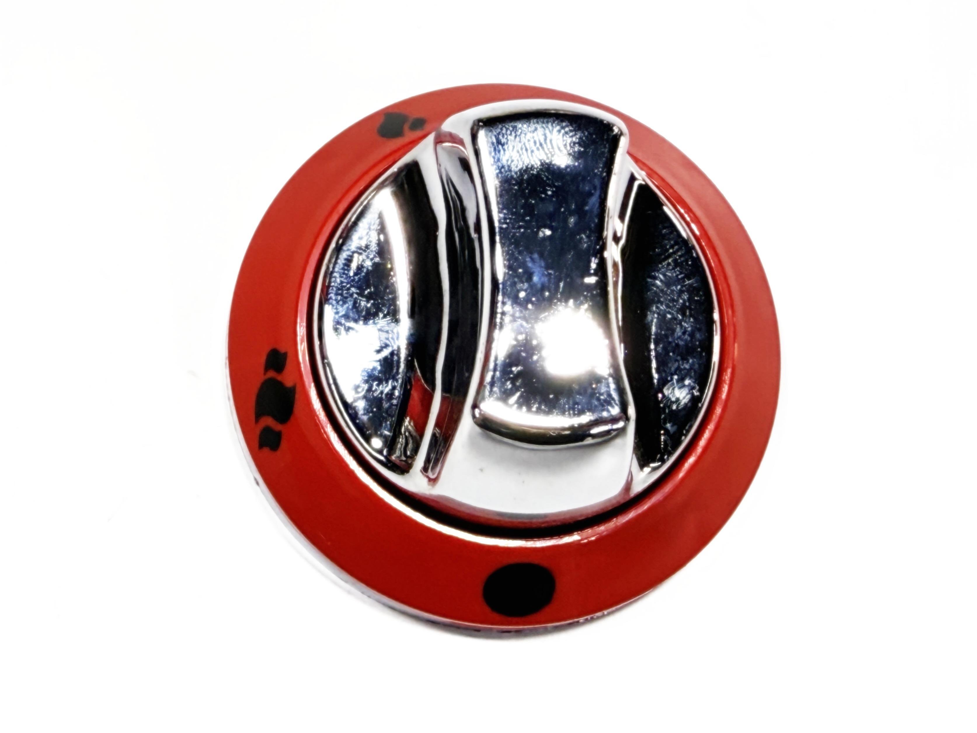 14.Horeca ButtonsHeat Control Knob – Compatible with 6mm, 8mm & E.C.A. Valves | Red / Nickel-Plated | Horeca TypeHeat Control Knob – Compatible with 6mm, 8mm & E.C.A. Valves | Red / Nickel-Plated | Horeca Type