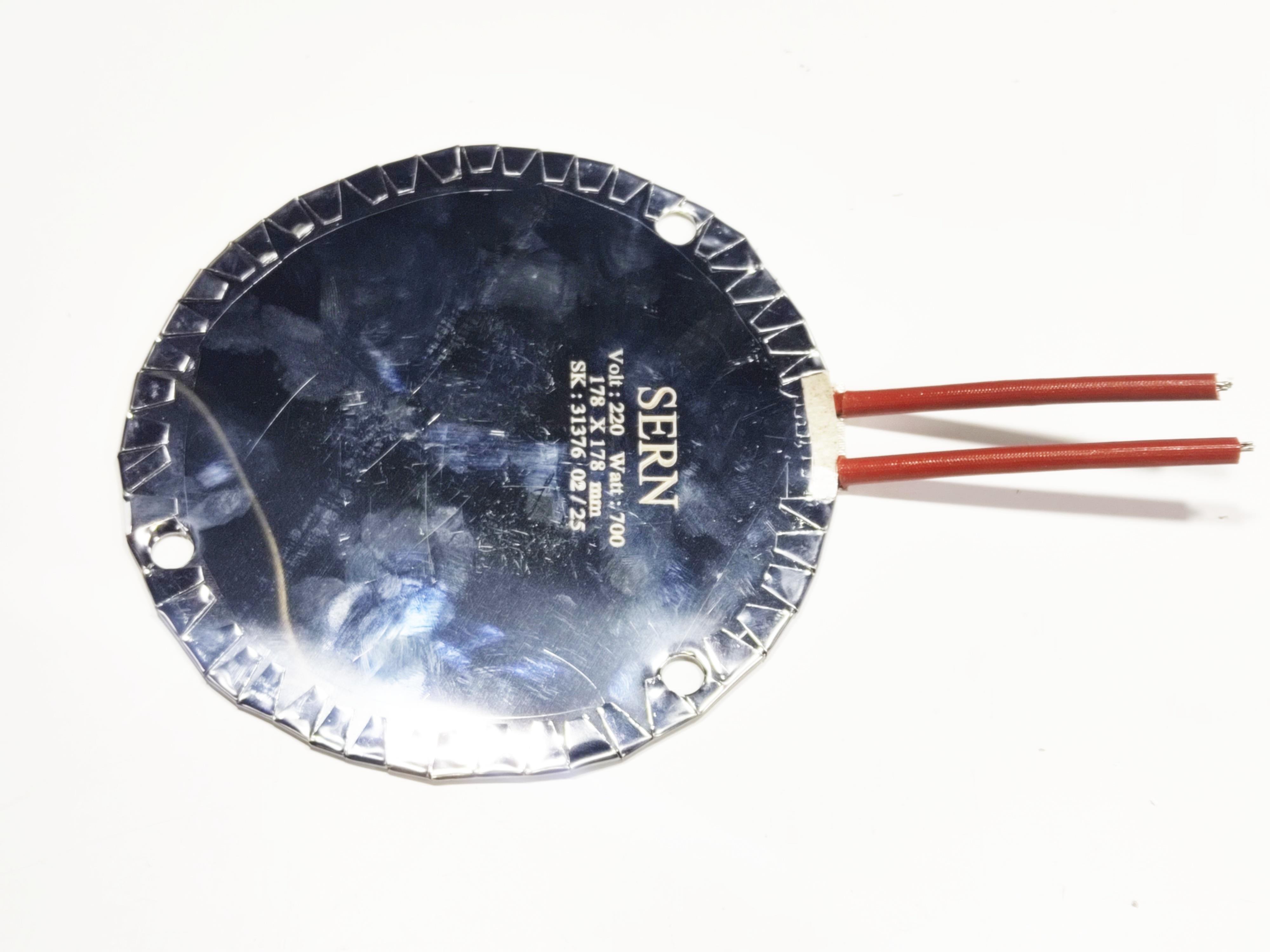 Ice Cream Cone Machine Plate Heater Resistance 178x178mm 220V 700W