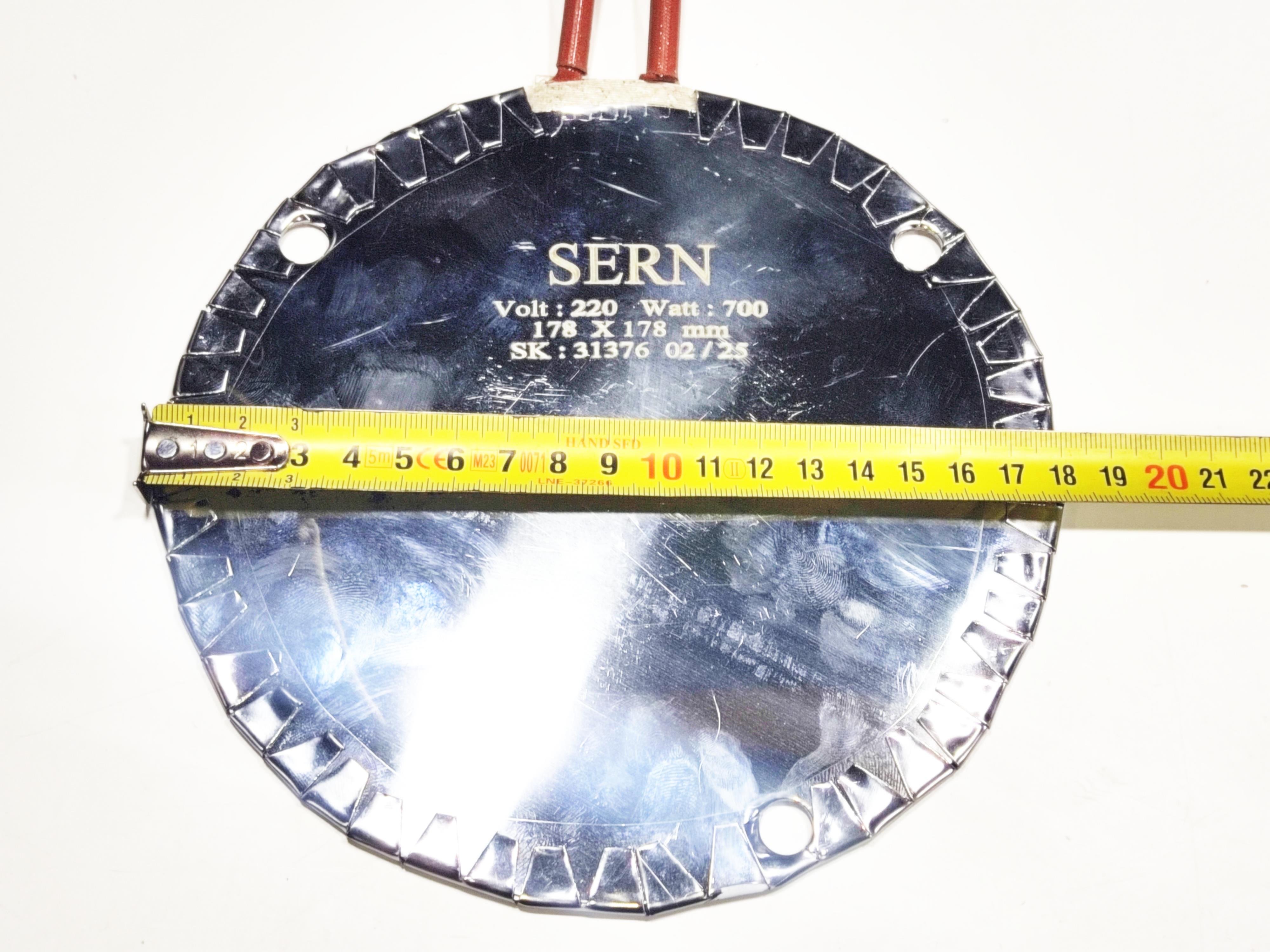 Ice Cream Cone Machine Plate Heater Resistance 178x178mm 220V 700W