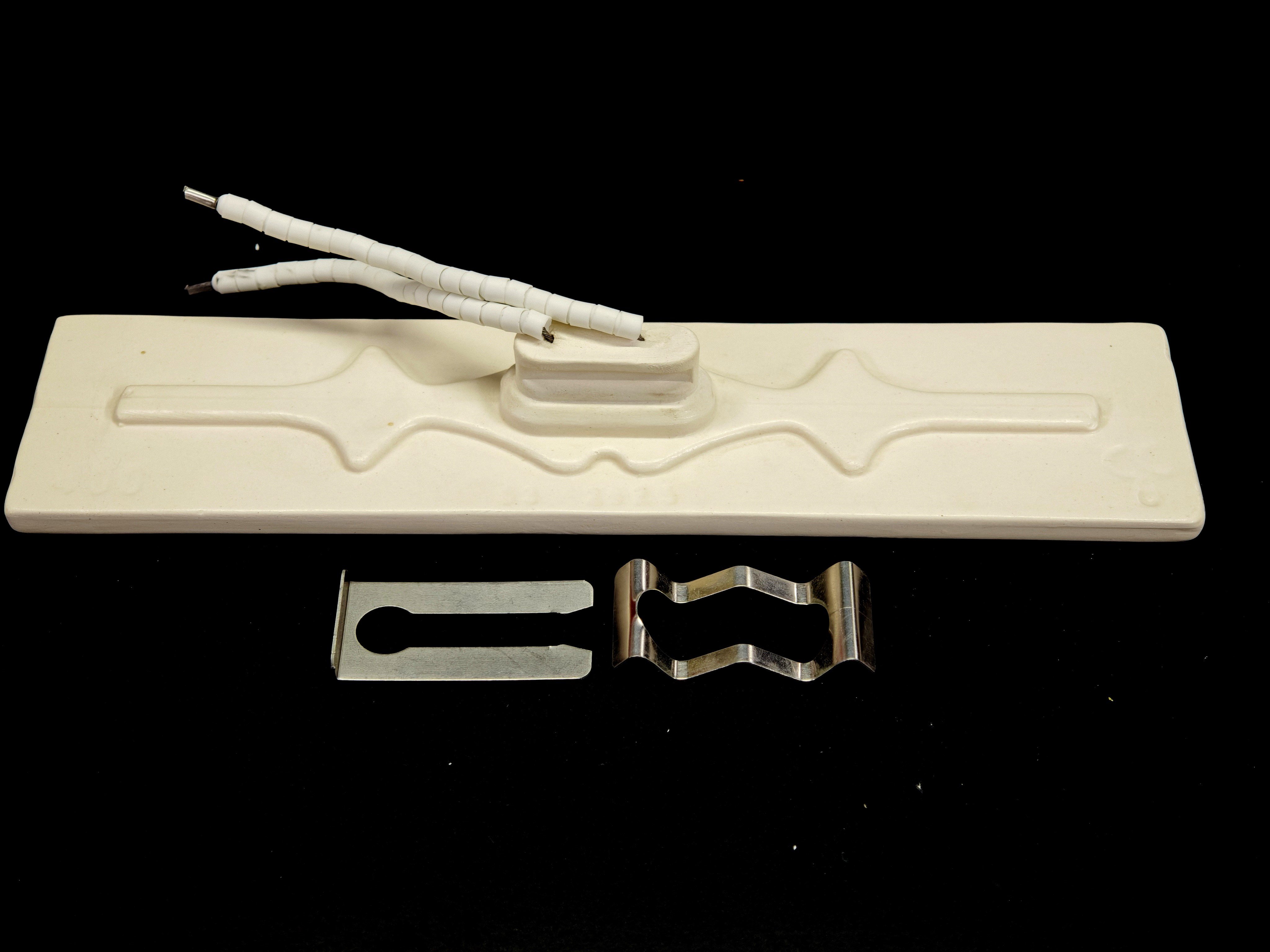 01.Plain (White) Ceramics ResistancesInfrared Ceramic Heater Element Flat 245x60mm 400W 230V White – FSF ModelInfrared Ceramic Heater Element Flat 245x60mm 400W 230V White – FSF Model