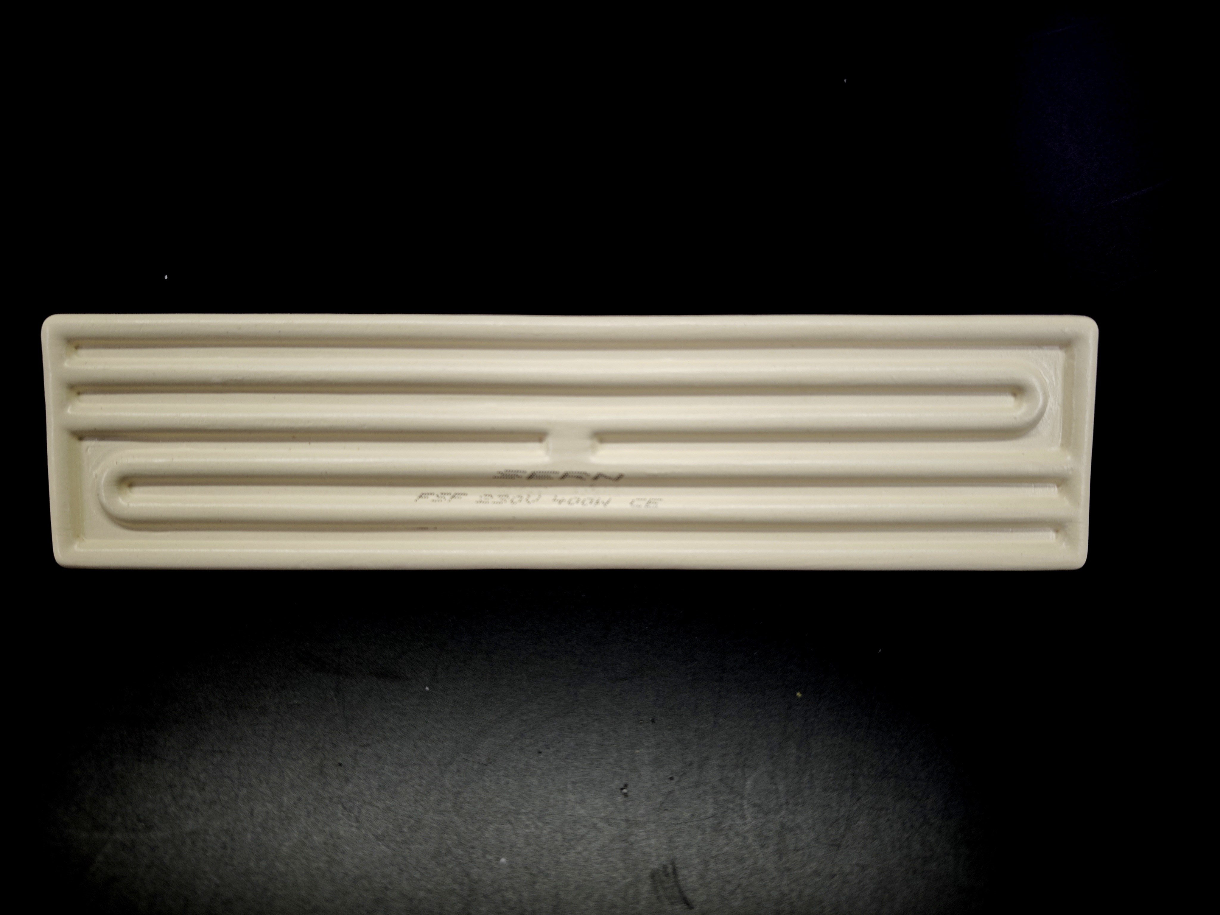 01.Plain (White) Ceramics ResistancesInfrared Ceramic Heater Element Flat 245x60mm 400W 230V White – FSF ModelInfrared Ceramic Heater Element Flat 245x60mm 400W 230V White – FSF Model