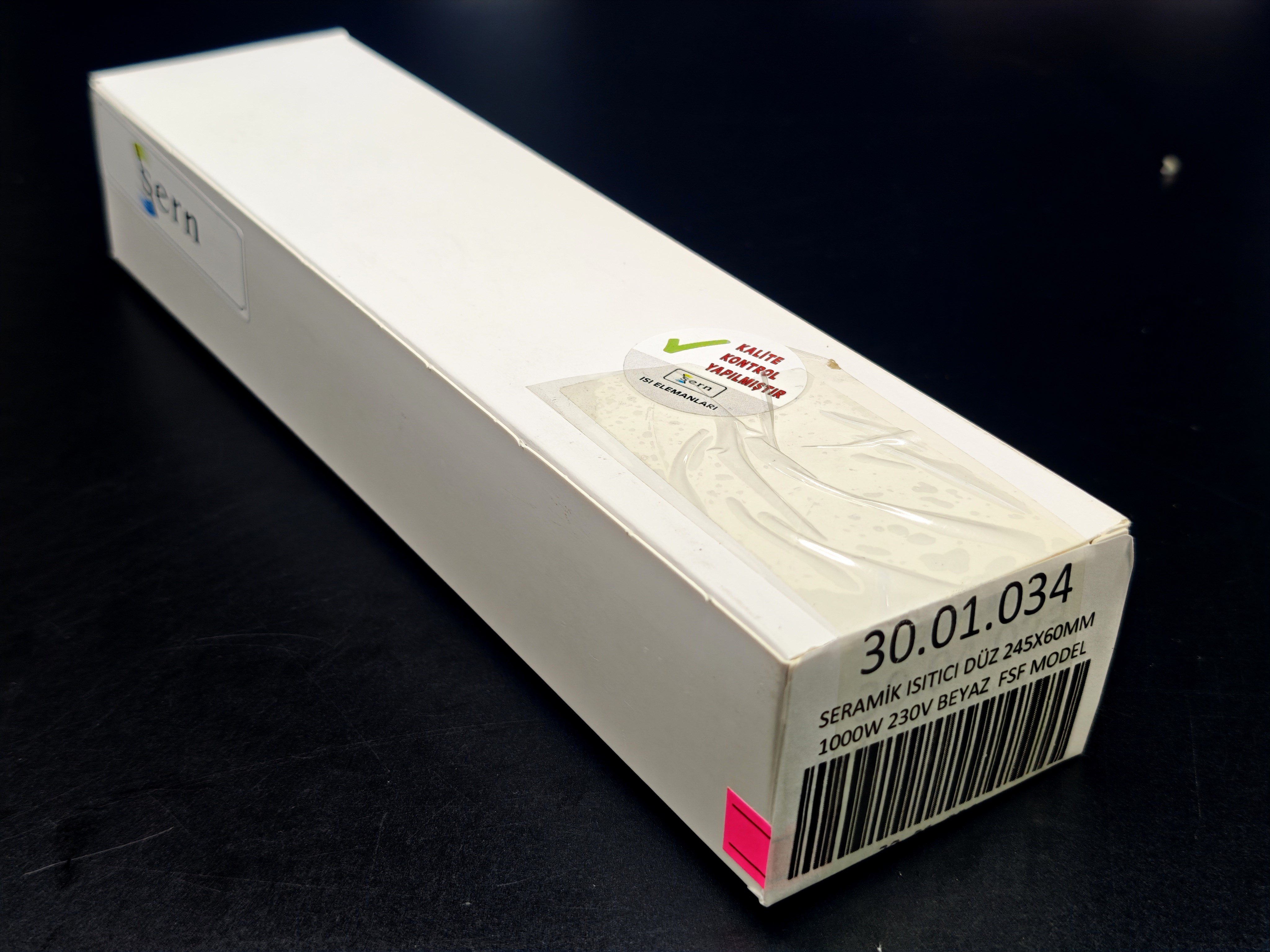 01.Plain (White) Ceramics ResistancesInfrared Ceramic Heater Element Flat 245x60mm 1000W 230V White – FSF ModelInfrared Ceramic Heater Element Flat 245x60mm 1000W 230V White – FSF Model