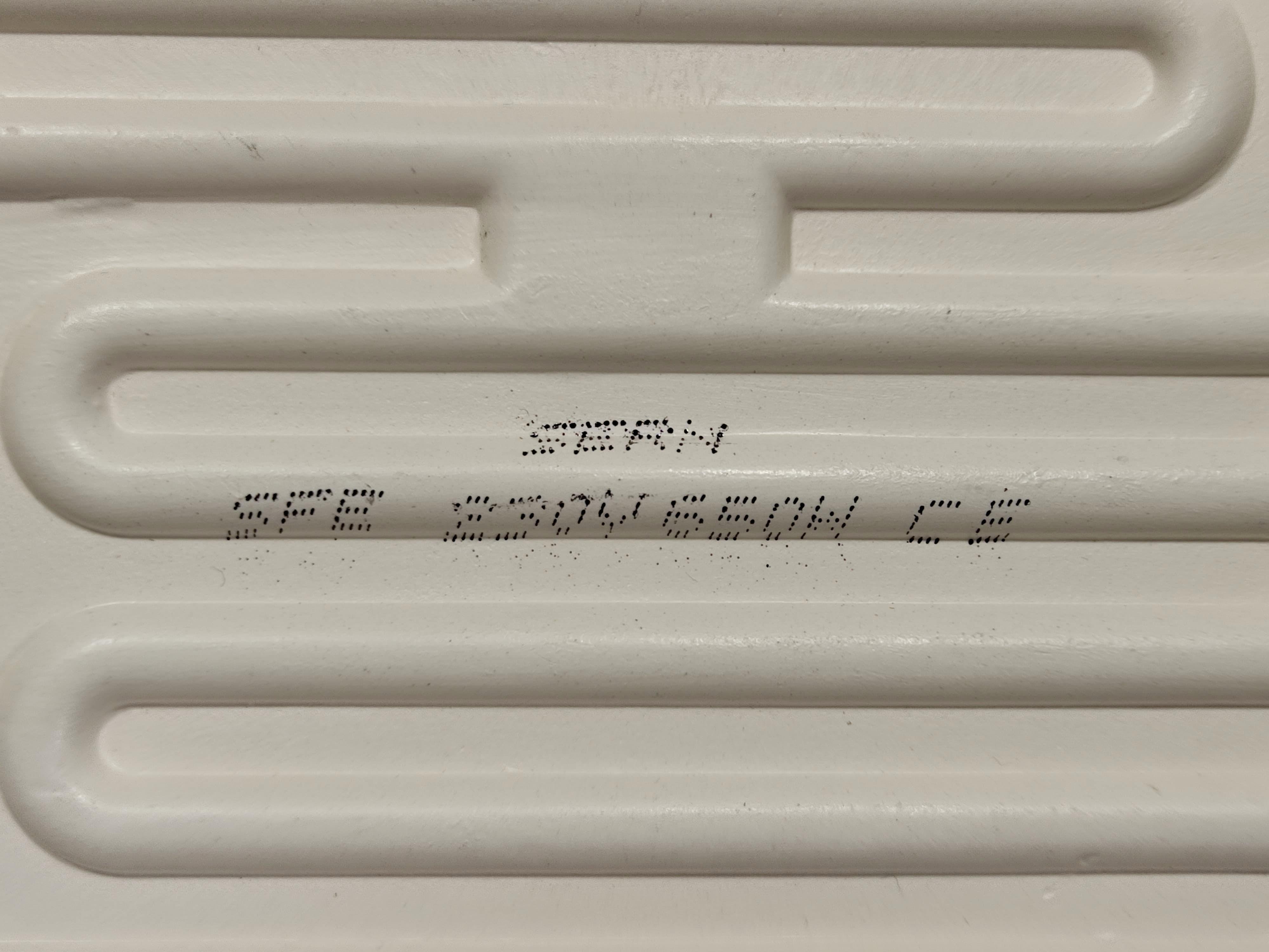 İnfrared Seramik Isıtıcı Rezistans Düz 122X122mm 650W 230V Beyaz Renk SFE Model