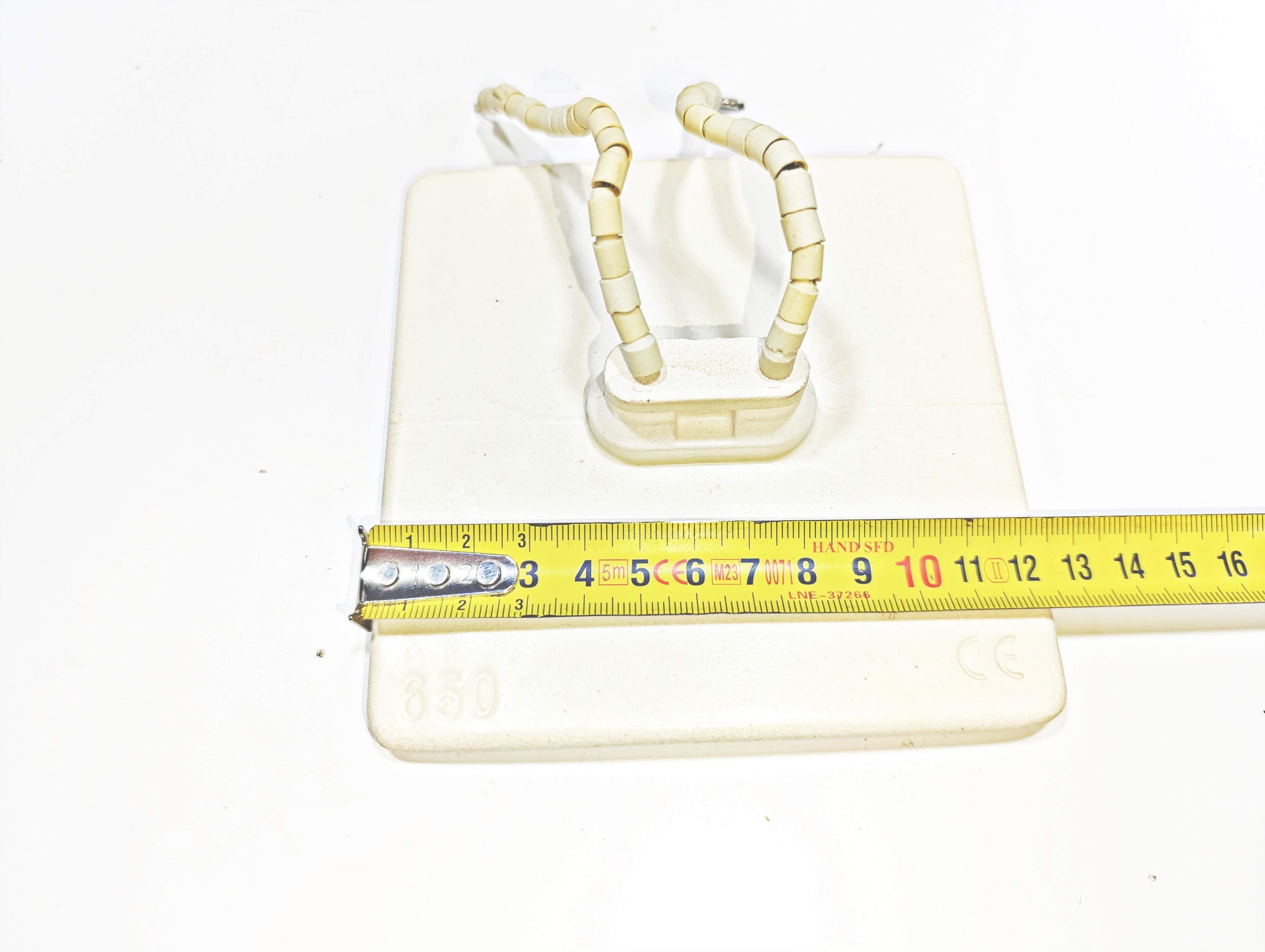 İnfrared Seramik Isıtıcı Rezistans Düz 122X122mm 650W 230V Beyaz Renk SFE Model