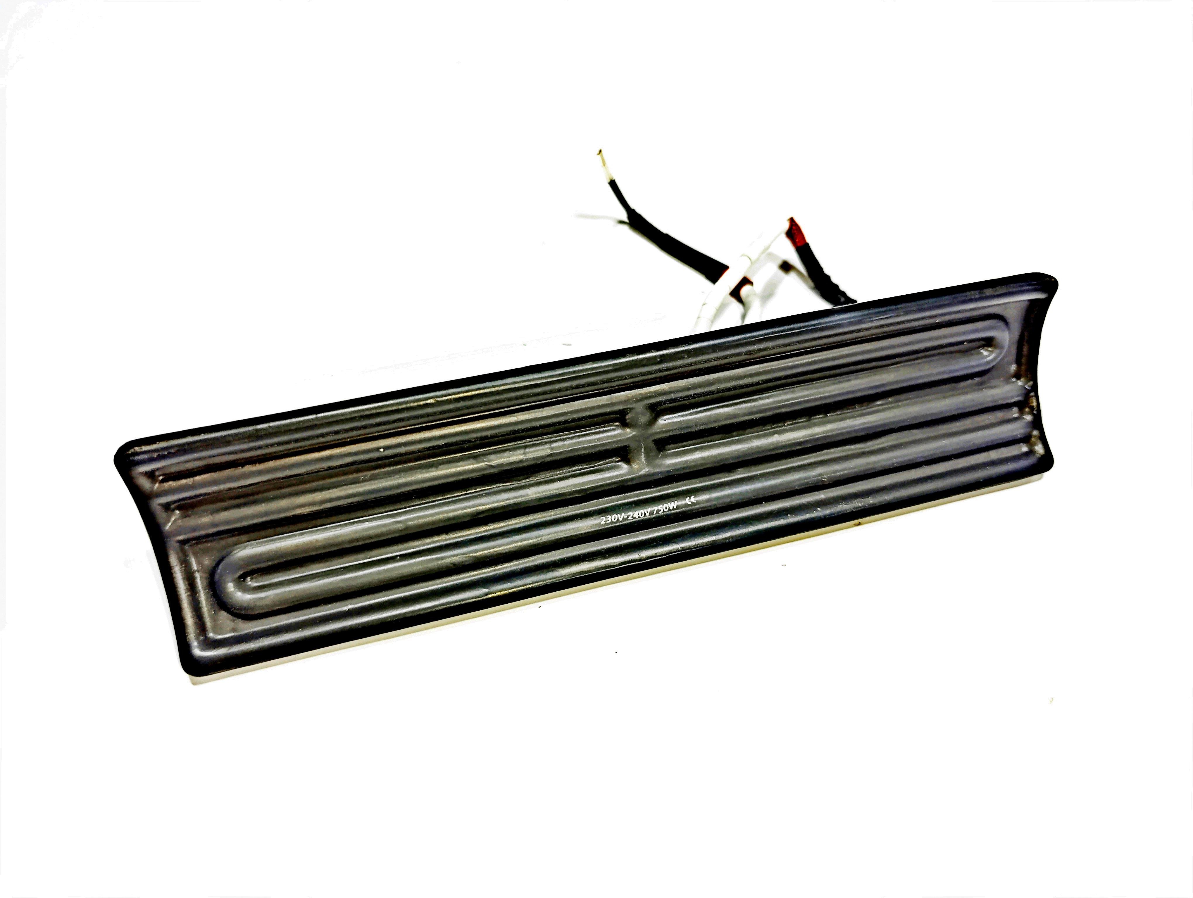 İnfrared Seramik Isıtıcı Rezistans KONKAV 245X60mm 750W 230V Siyah Renk FSC Model